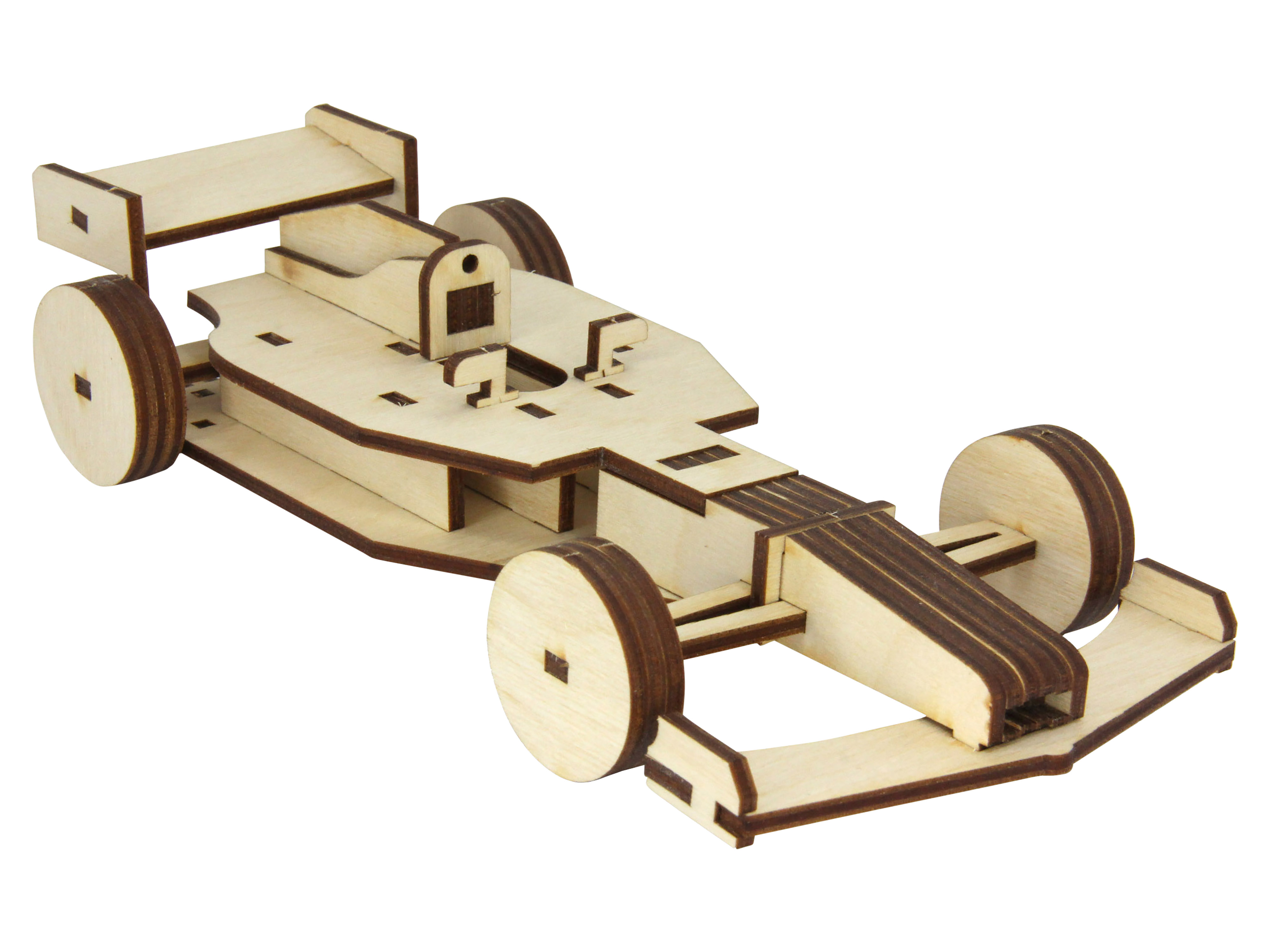 SOL-EXPERT 3D Holz Puzzle Rennwagen