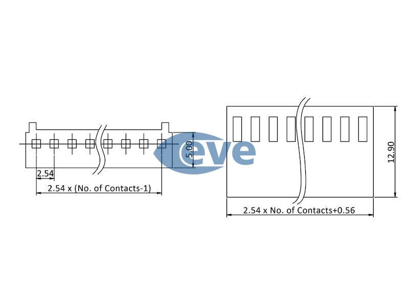 ECON CONNECT Buchsenleiste 20-polig Serie CV PS20, RM 2,54 mm, 300 mm Anschlussleitung ECON CONNECT Buchsenleiste 20-polig Serie CV PS20, RM 2,54 mm, 300 mm Anschlussleitung