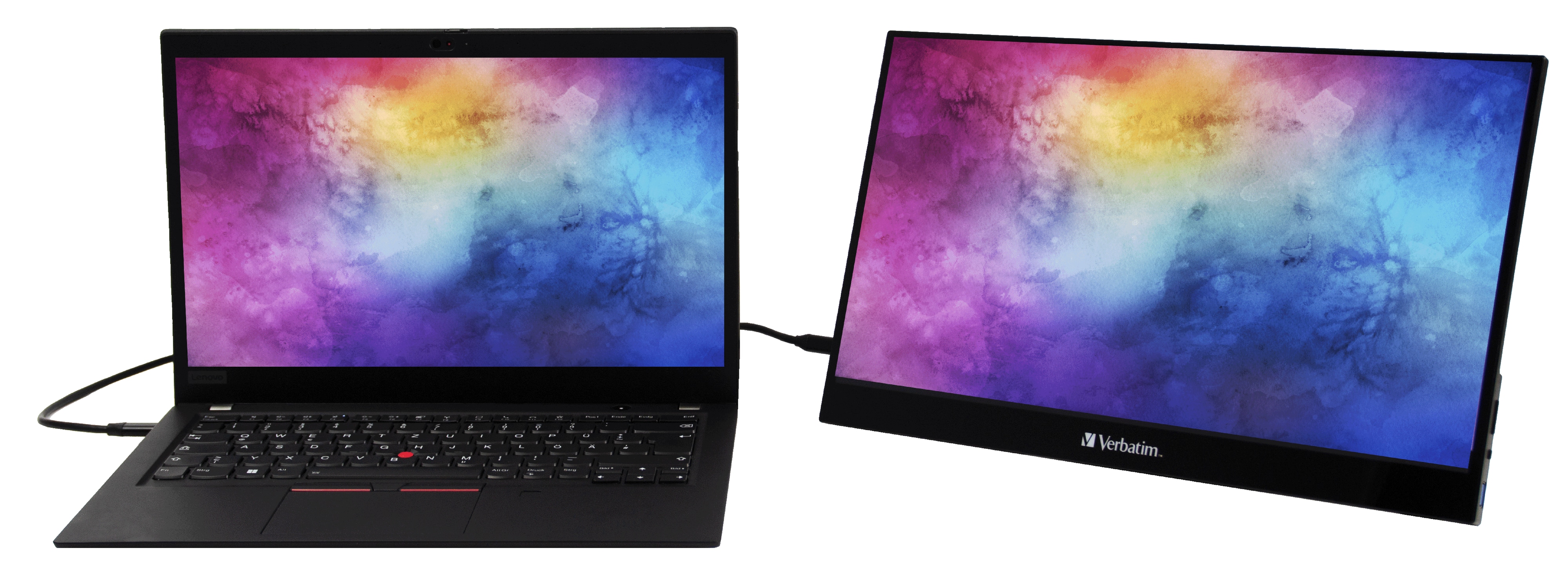 VERBATIM Tragbarer Monitor PMT-17, 43,9 cm (17.3"), HDMI, USB-C VERBATIM Tragbarer Monitor PMT-17, 43,9 cm (17.3"), HDMI, USB-C