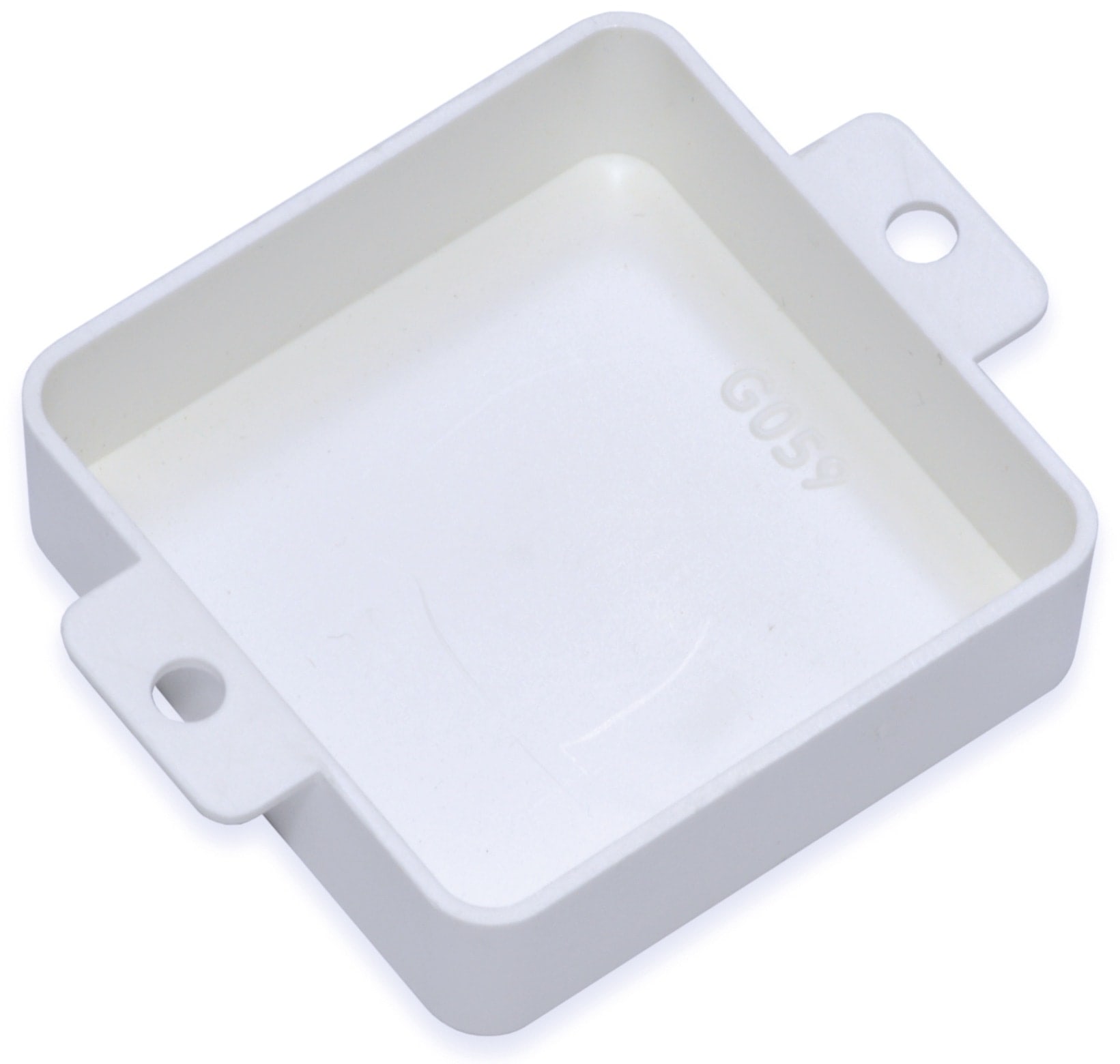 KEMO Kunststoffgehäuse, G059W, 40x40x12 mm, Thermoplast/ABS, weiß