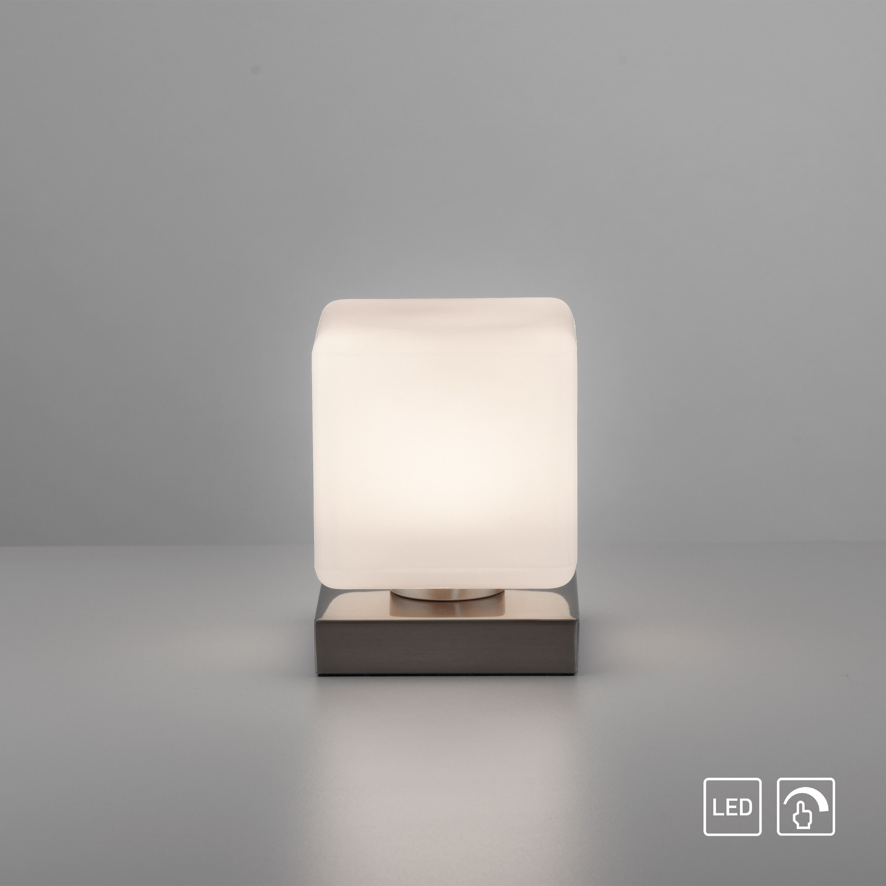 PAUL NEUHAUS LED-Tischleuchte 4036-55 stahl, 5 W, 580 lm, 3000 K
