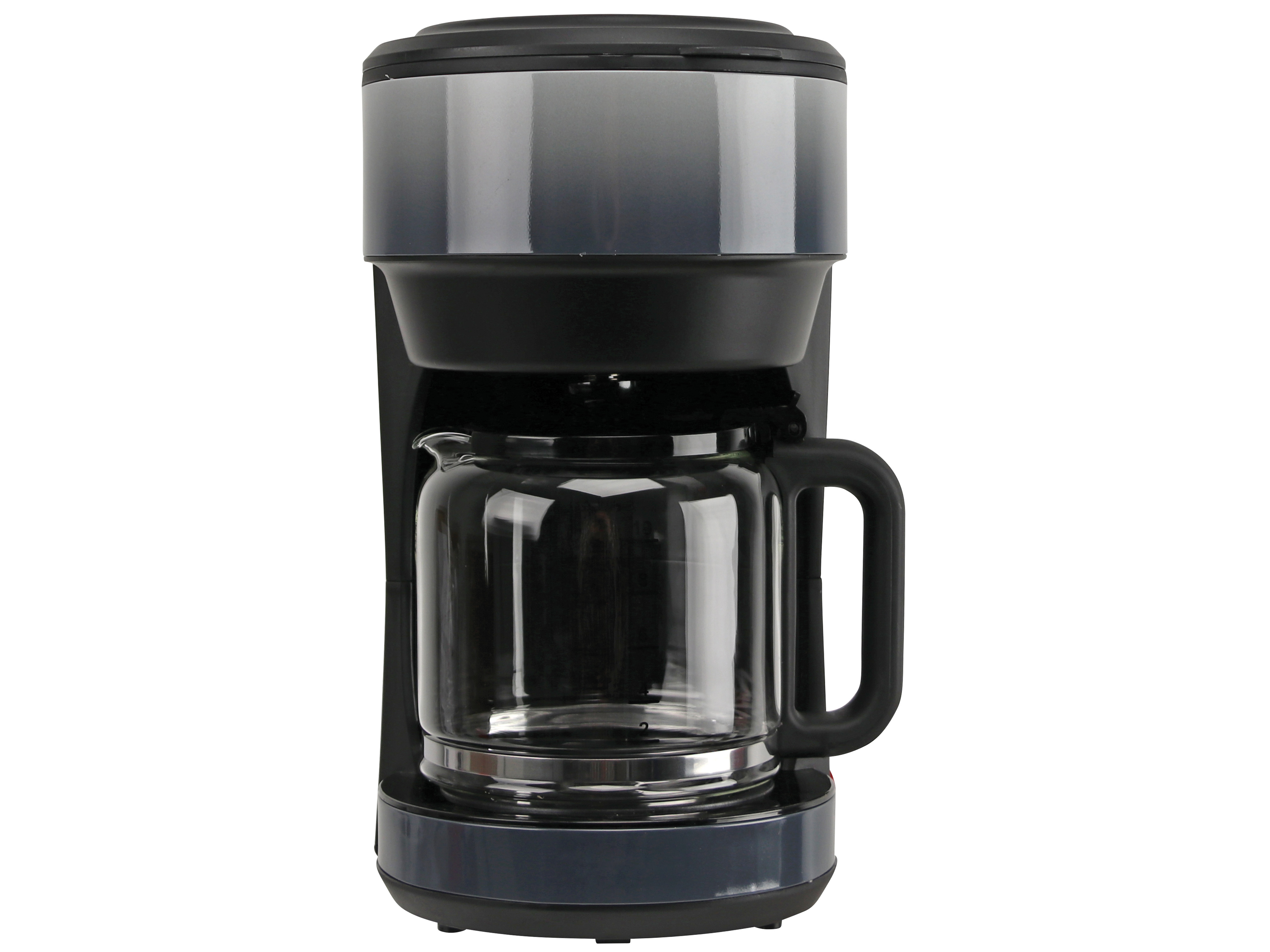 Kaffeemaschine, Ombré, 1000 W, schwarz/grau Kaffeemaschiene, Ombré, 1000 W, schwarz/grau