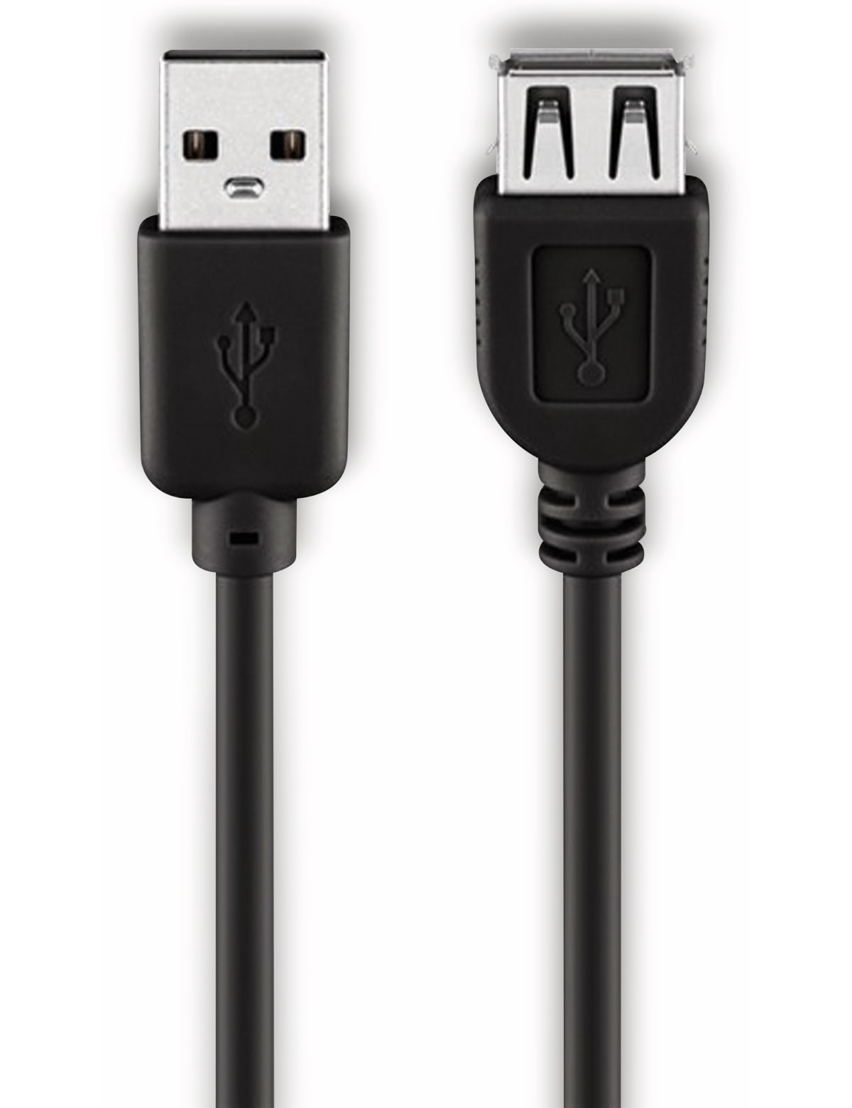 GOOBAY USB 2.0 Hi-Speed Verlängerung, A/A, 68622, 0,3 m, schwarz