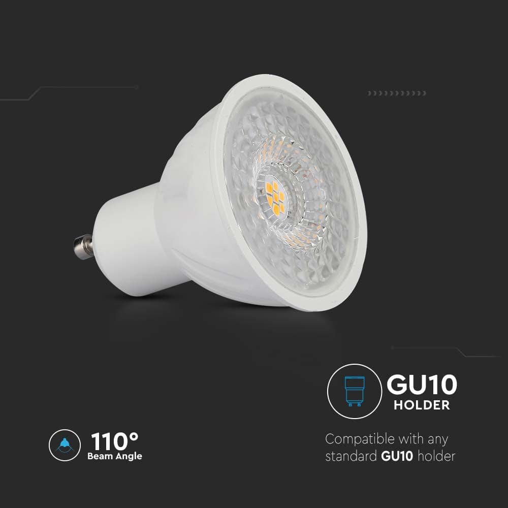 V-TAC LED-Lampe VT-21192, EEK: F, 6W, 445lm, 3000k, GU10, 110° V-TAC LED-Lampe VT-21192, EEK: F, 6W, 445lm, 3000k, GU10, 110°