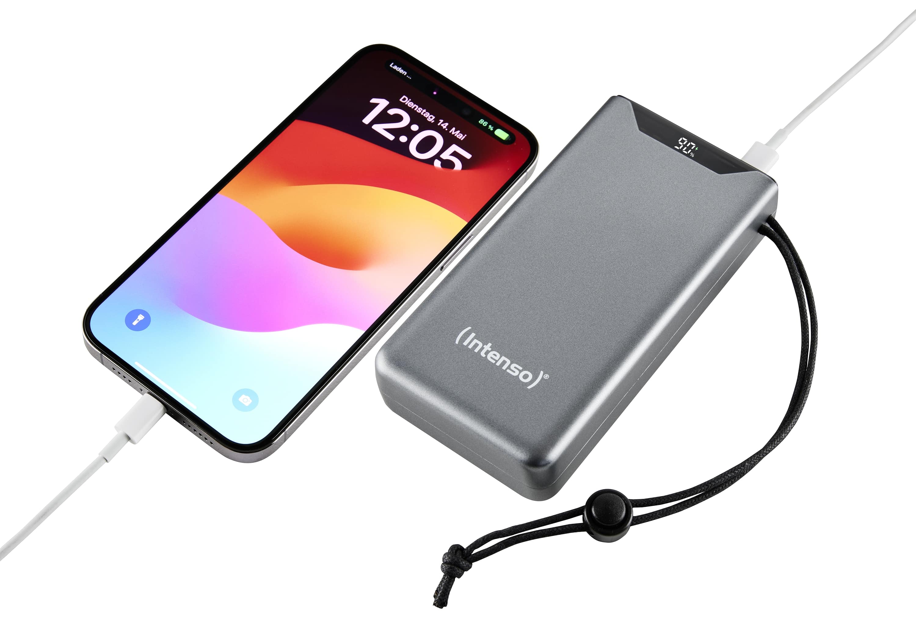 INTENSO USB Powerbank 7332054, F20000, 20.000mAh, 20 W, grau INTENSO USB Powerbank 7332054, F20000, 20.000mAh, 20 W, grau