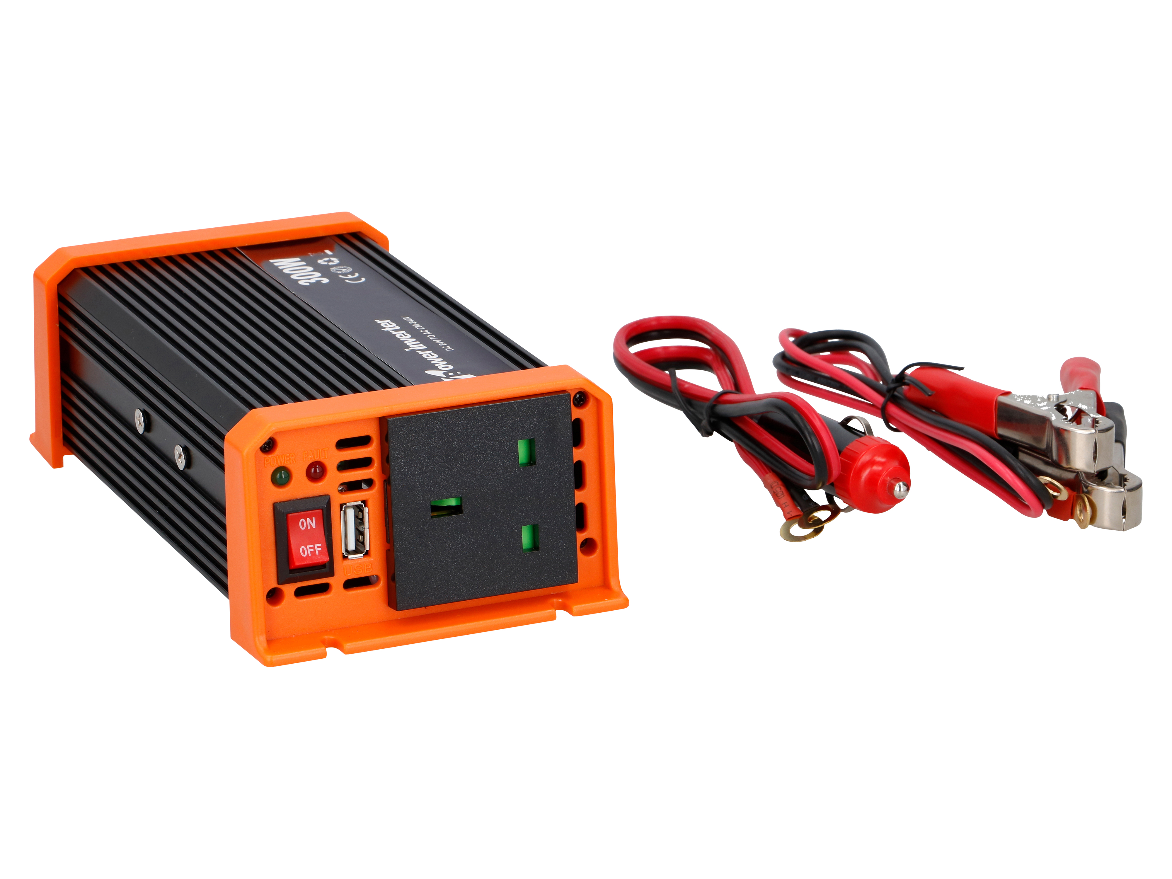 ALL RIDE Wechselrichter, 24V/300W, englischer Stecker Wechselrichter, All-Ride, 24V/300W, englischer Stecker