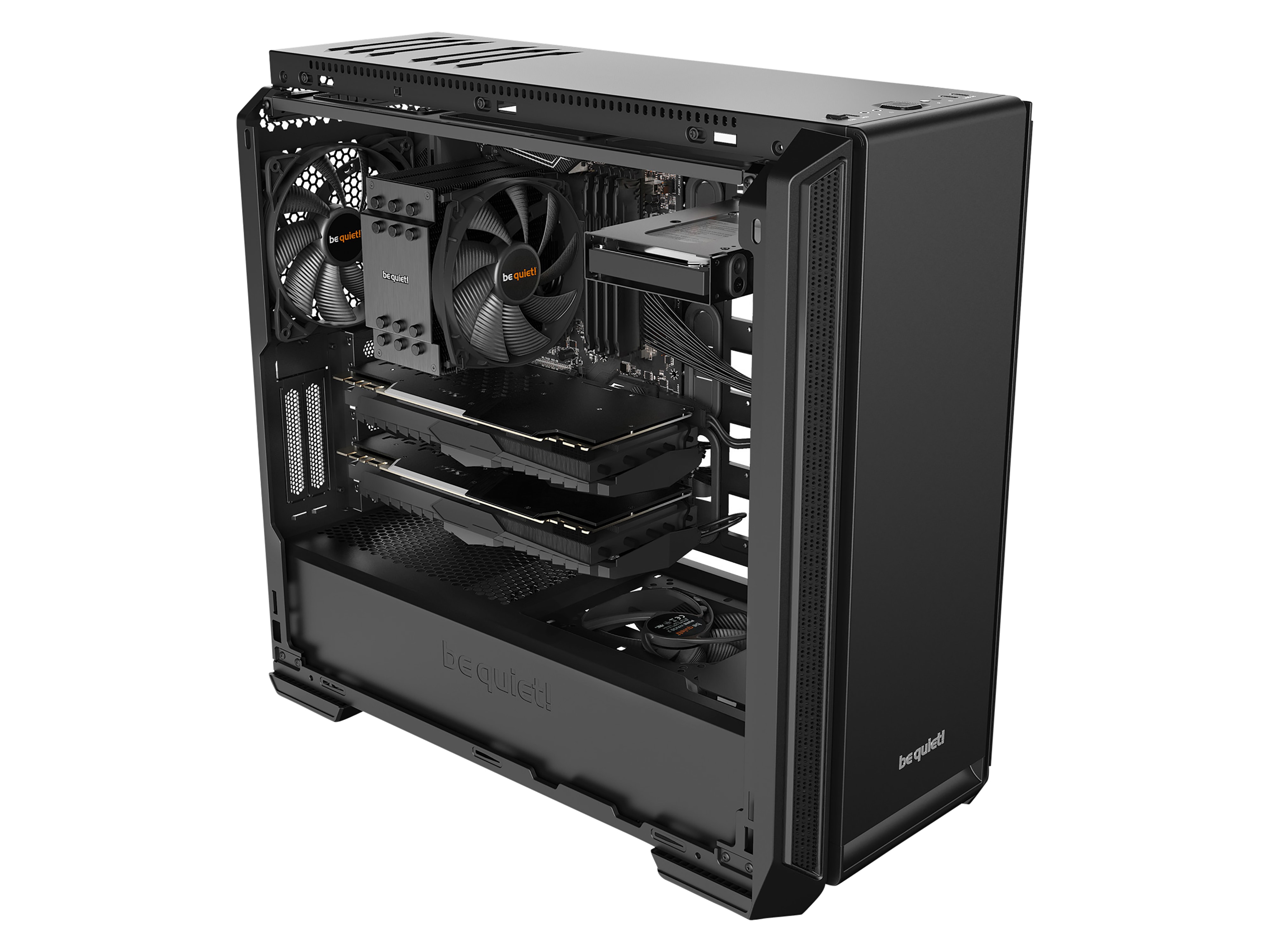 BE QUIET! Midi Tower Silent Base 601 schwarz