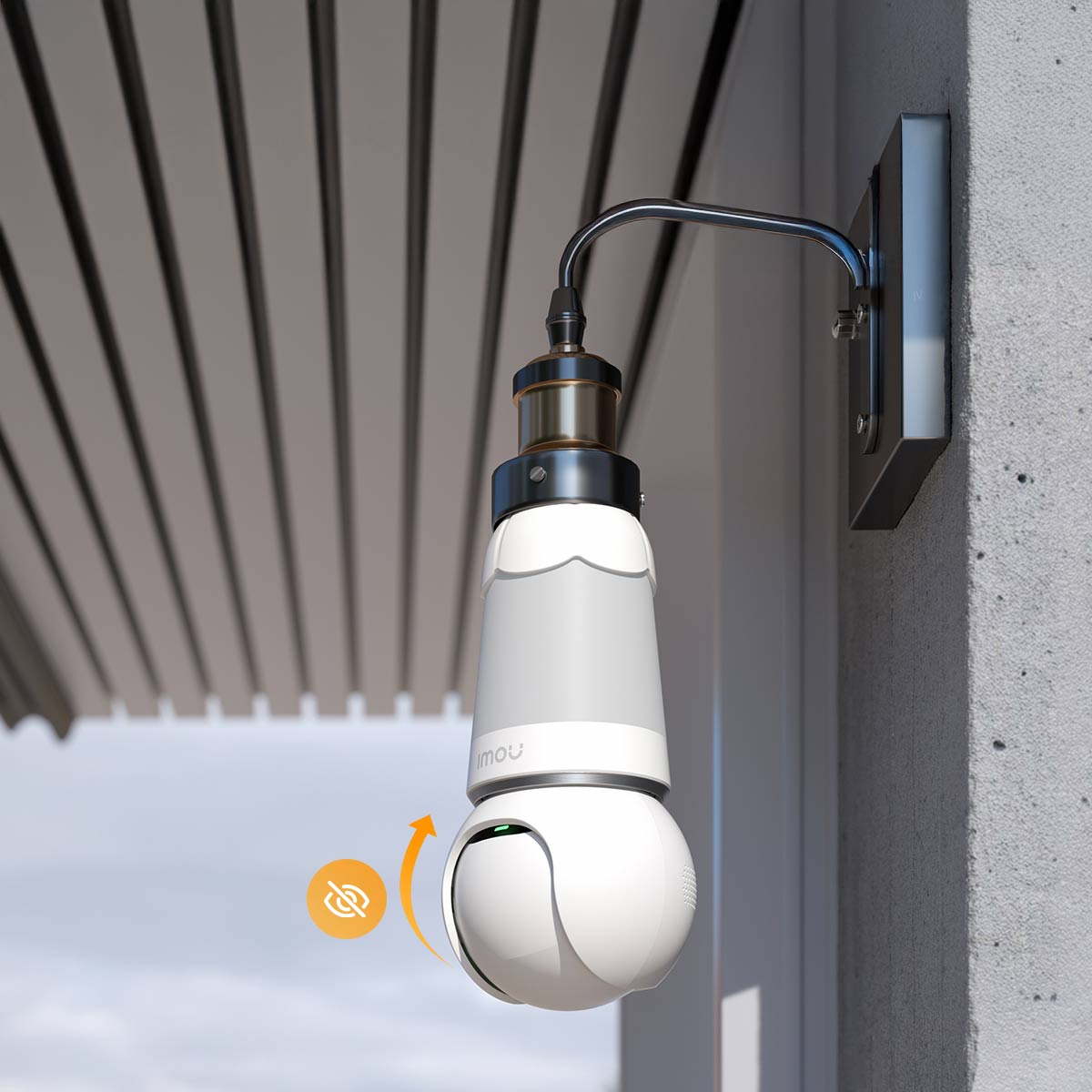 IMOU Überwachungskamera Bulb Cam 2K, innen, weiß