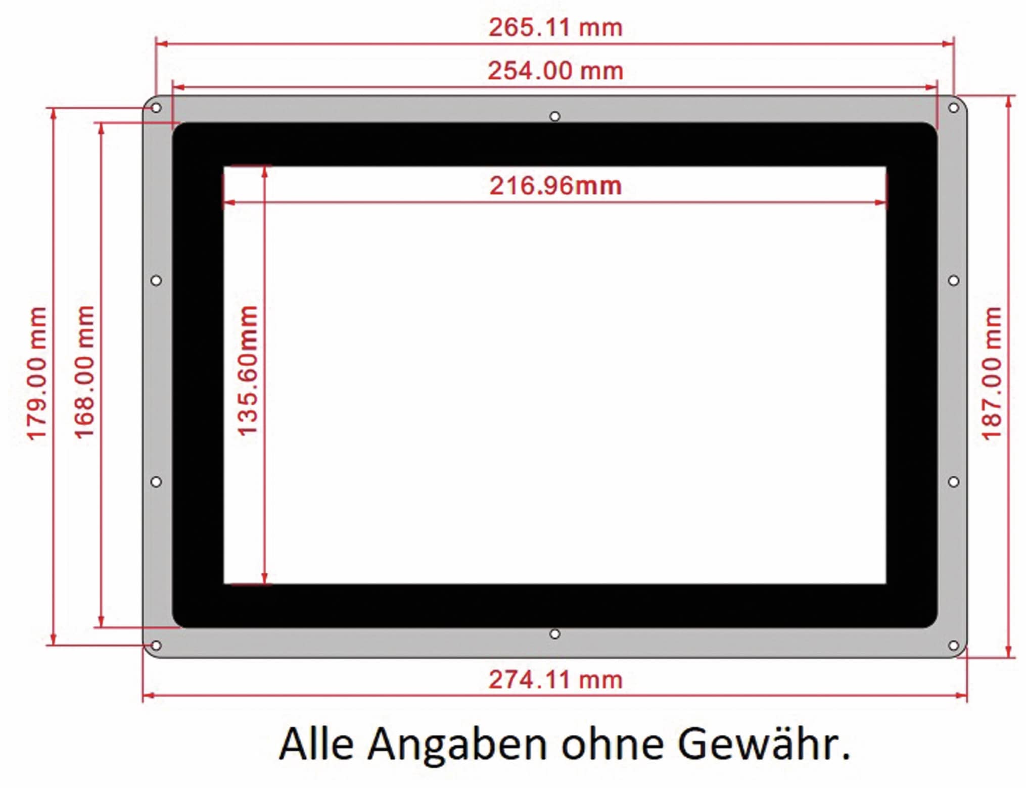 JOY-IT 10.1“ Touchscreen Display für Raspberry Pi