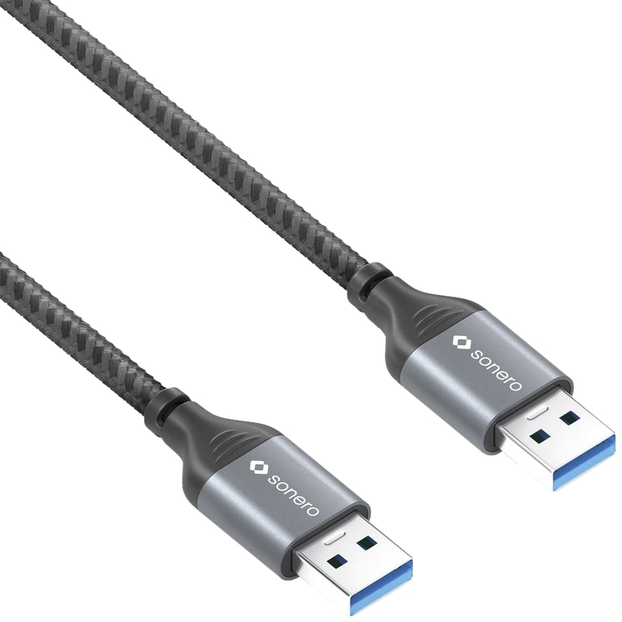 SONERO USB 3.0 Kabel SPC-U050-005 A/A 0,5m grau-schwarz