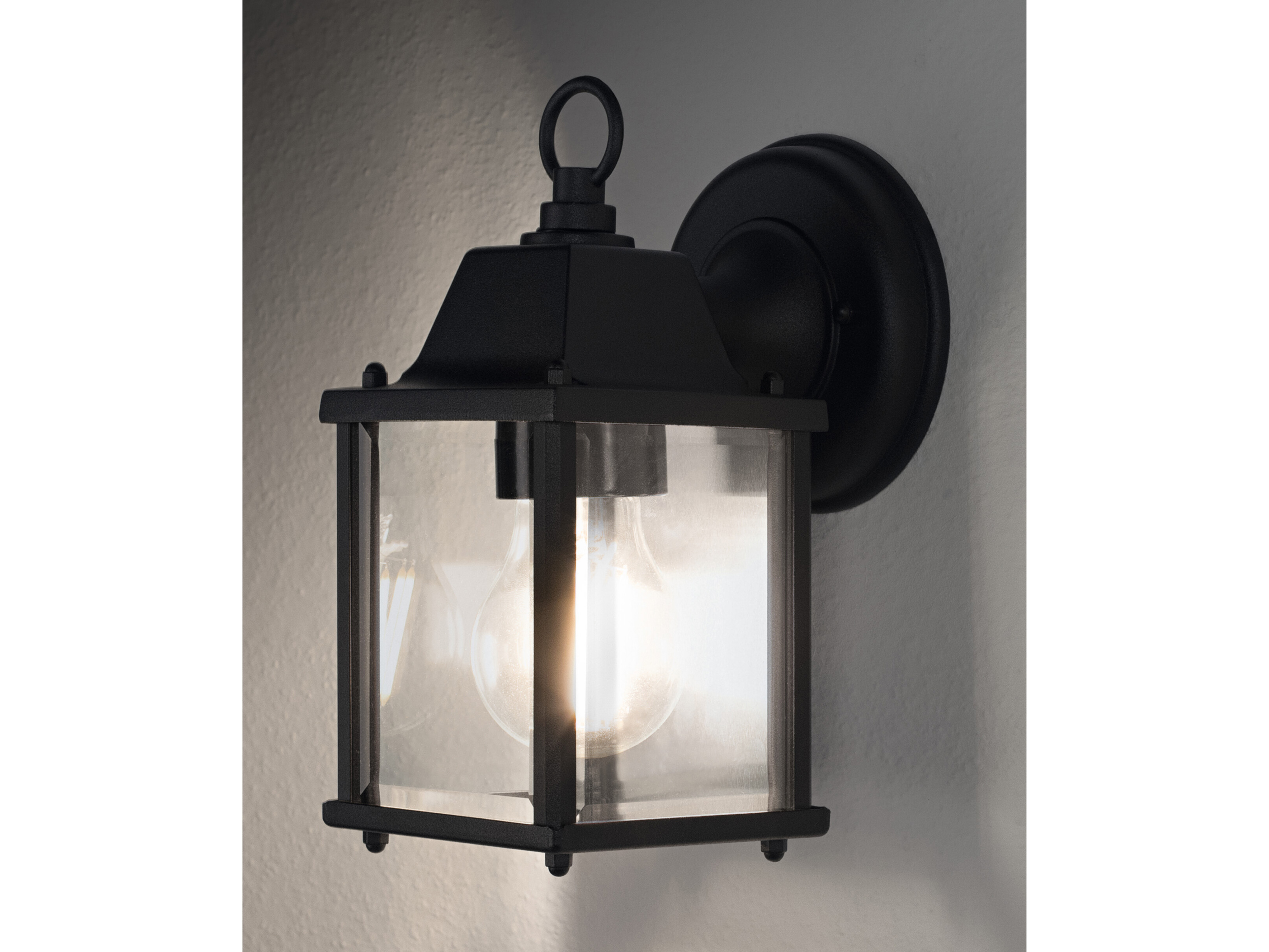 OSRAM LED-Außenwandleuchte, Endura Classic Lantern Cylinder, IP43, schwarz