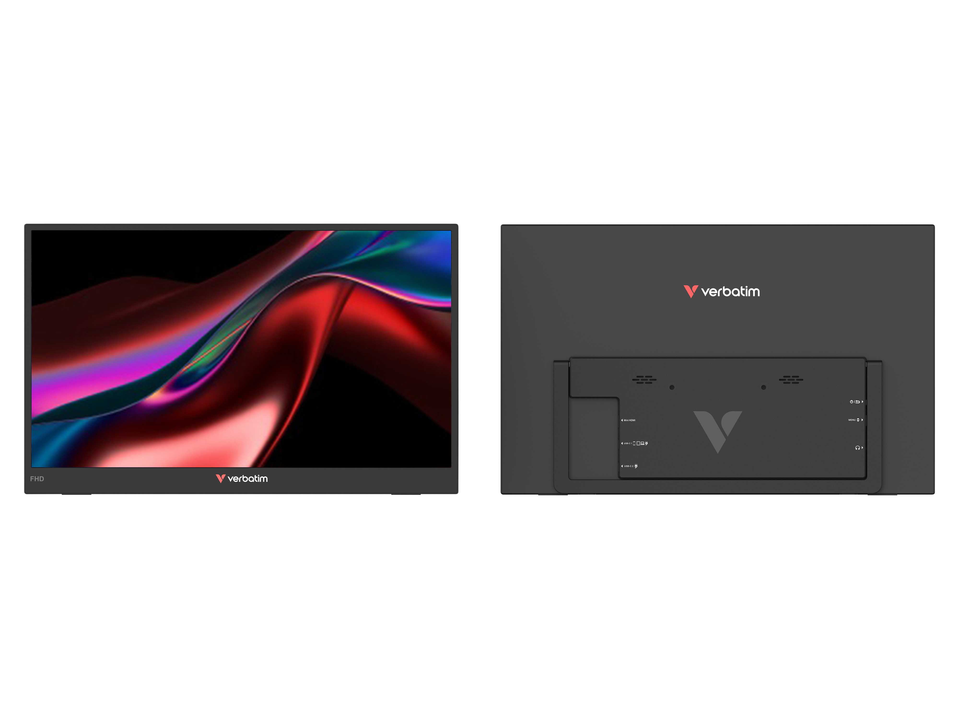 VERBATIM Tragbarer Monitor Light-14 Touchscreen