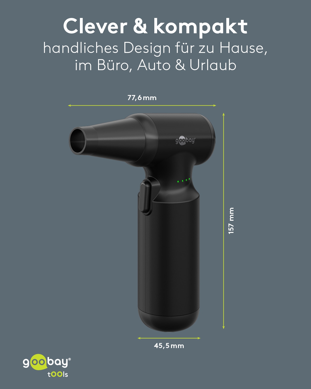 GOOBAY TOOLS Staubgebläse Advanced, 100 W, mit 11 Aufsätzen