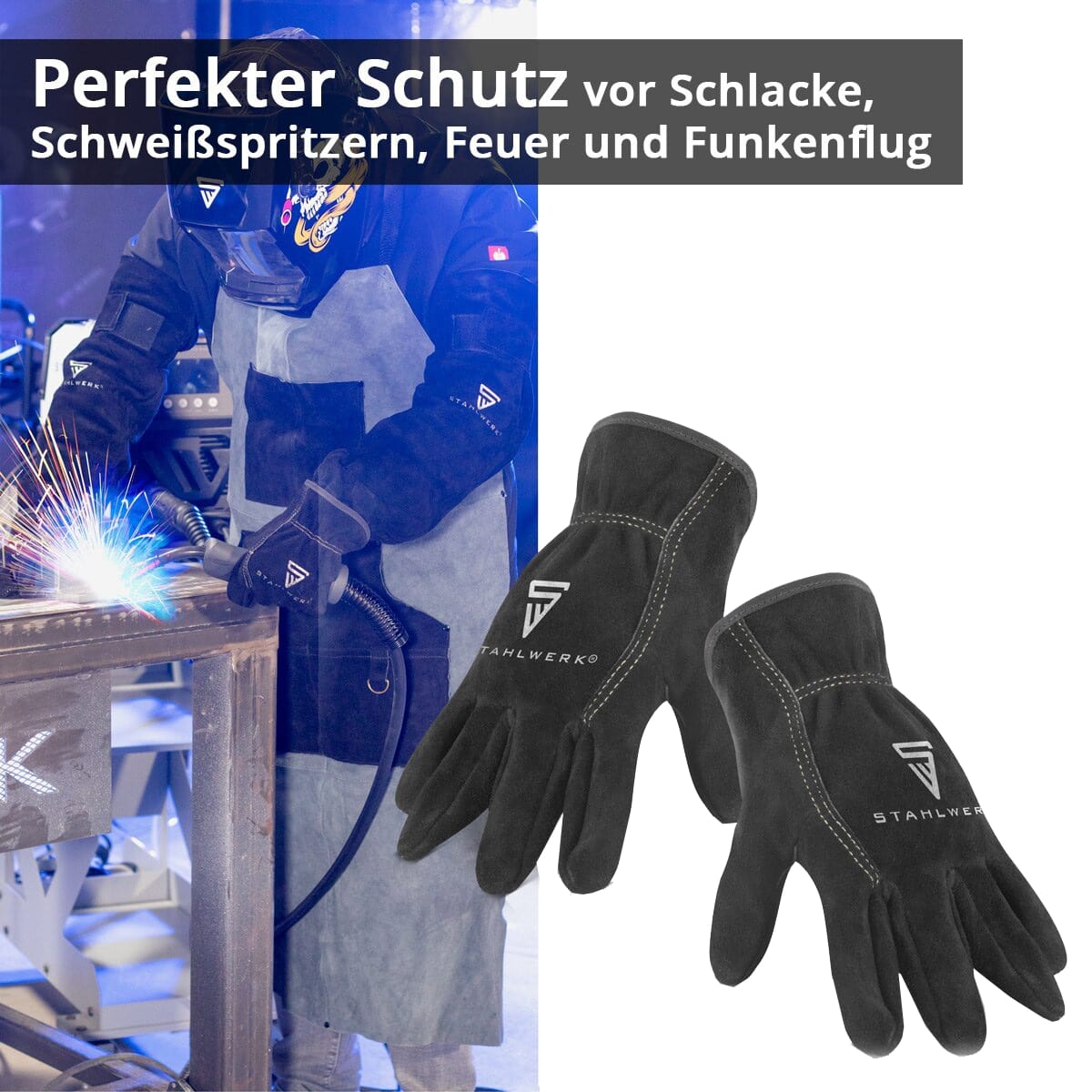 STAHLWERK Schweißerhandschuhe, 4997 STAHLWERK Schweißerhandschuhe, 4997
