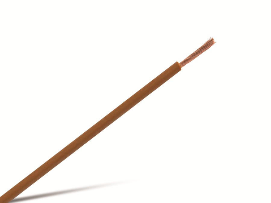 RAUTRONIC Litze H07V-K 2,5 mm², 10 m, braun