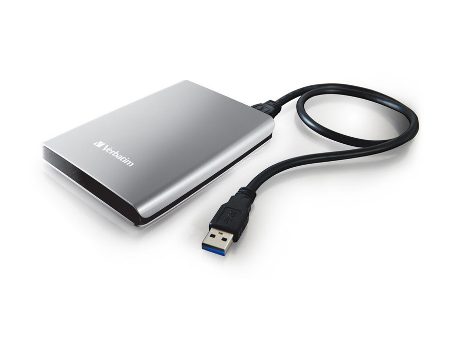 VERBATIM Externe USB 3.0 Festplatte Store 'n' Go, 1 TB, silber VERBATIM Externe USB 3.0 Festplatte Store 'n' Go, 1 TB, silber