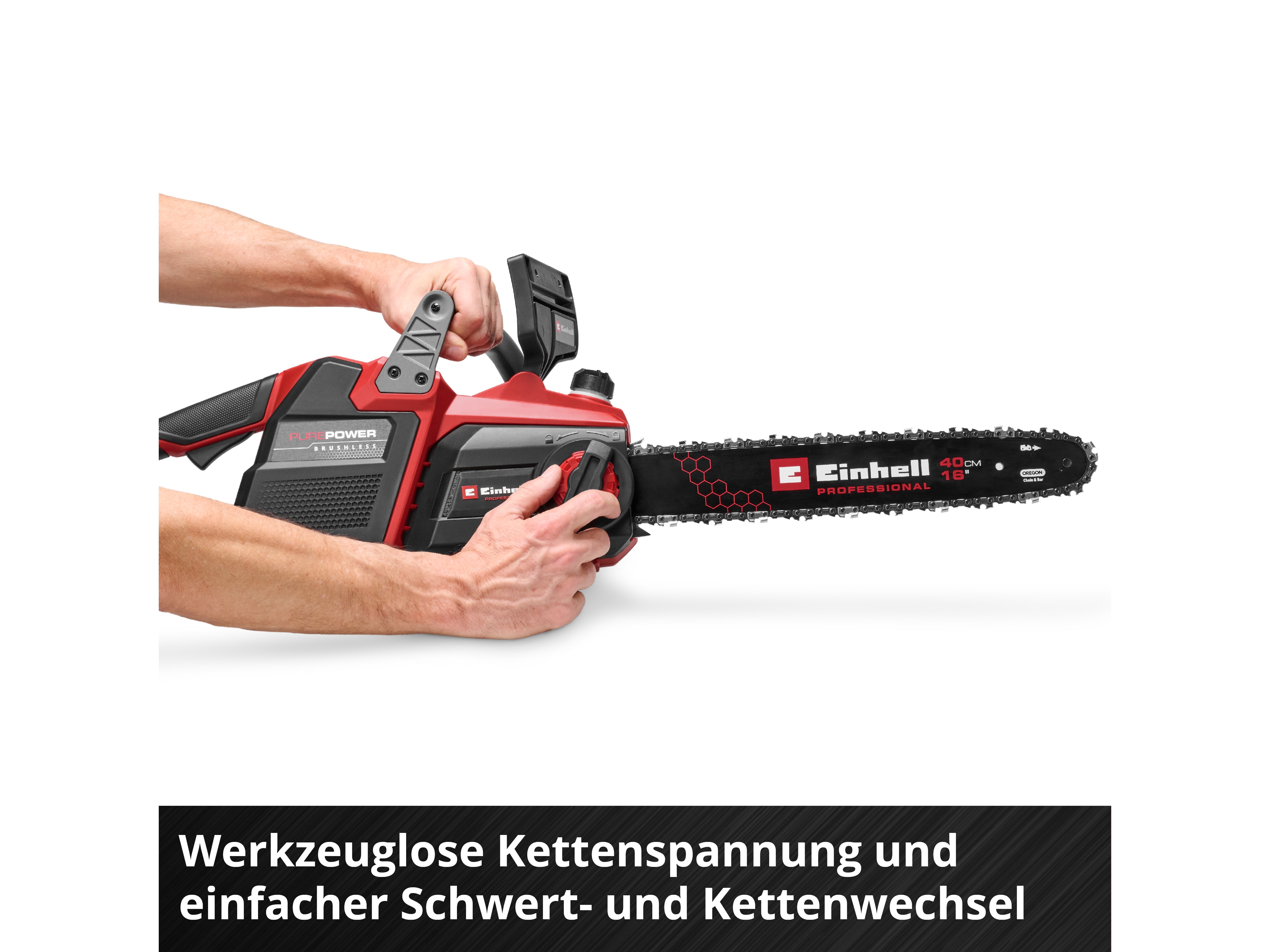 EINHELL PROFESSIONAL Akku-Kettensäge GP-LC 36/40 Li BL Kit (2x 4,0 Ah)