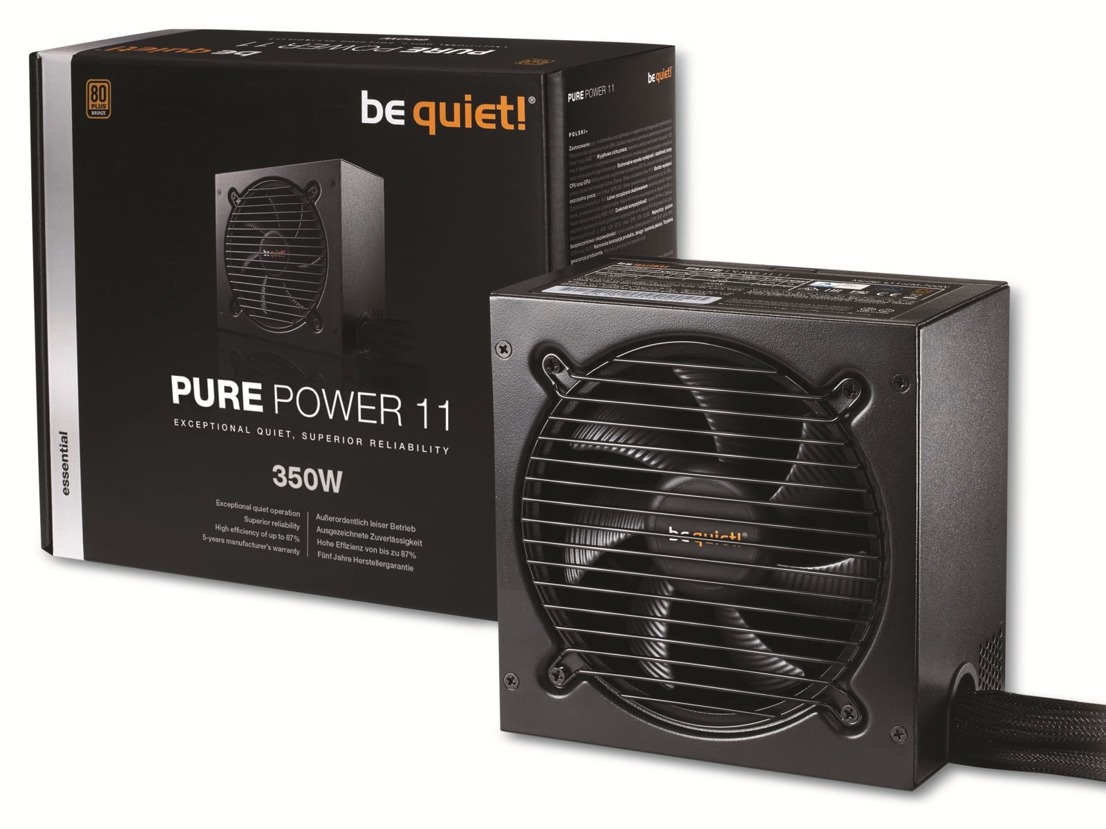 PC-Netzteil BE QUIET! Pure Power 11, 350 W, 80+ Bronze