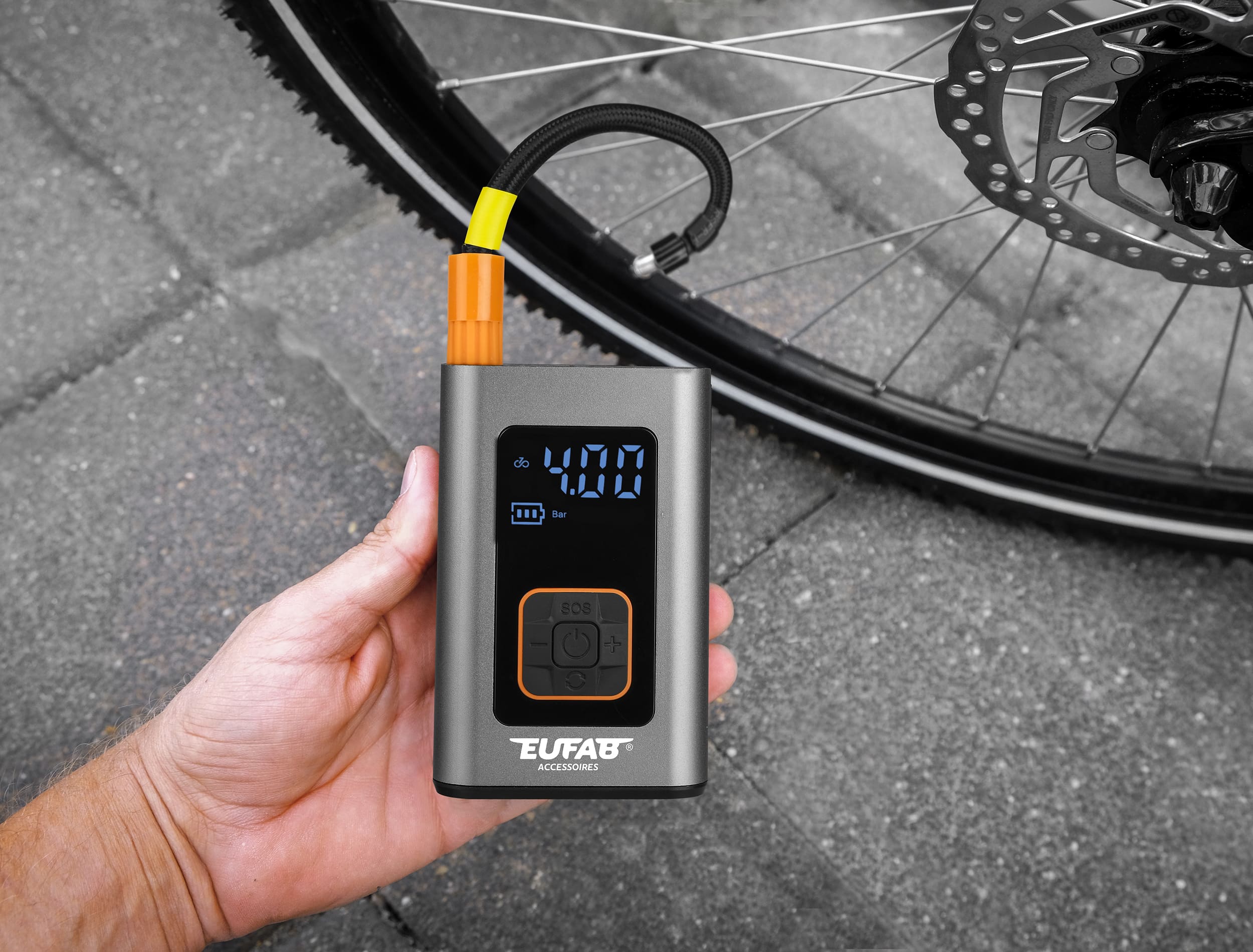 EUFAB Mini-Kompressor, 21088, aufladbar