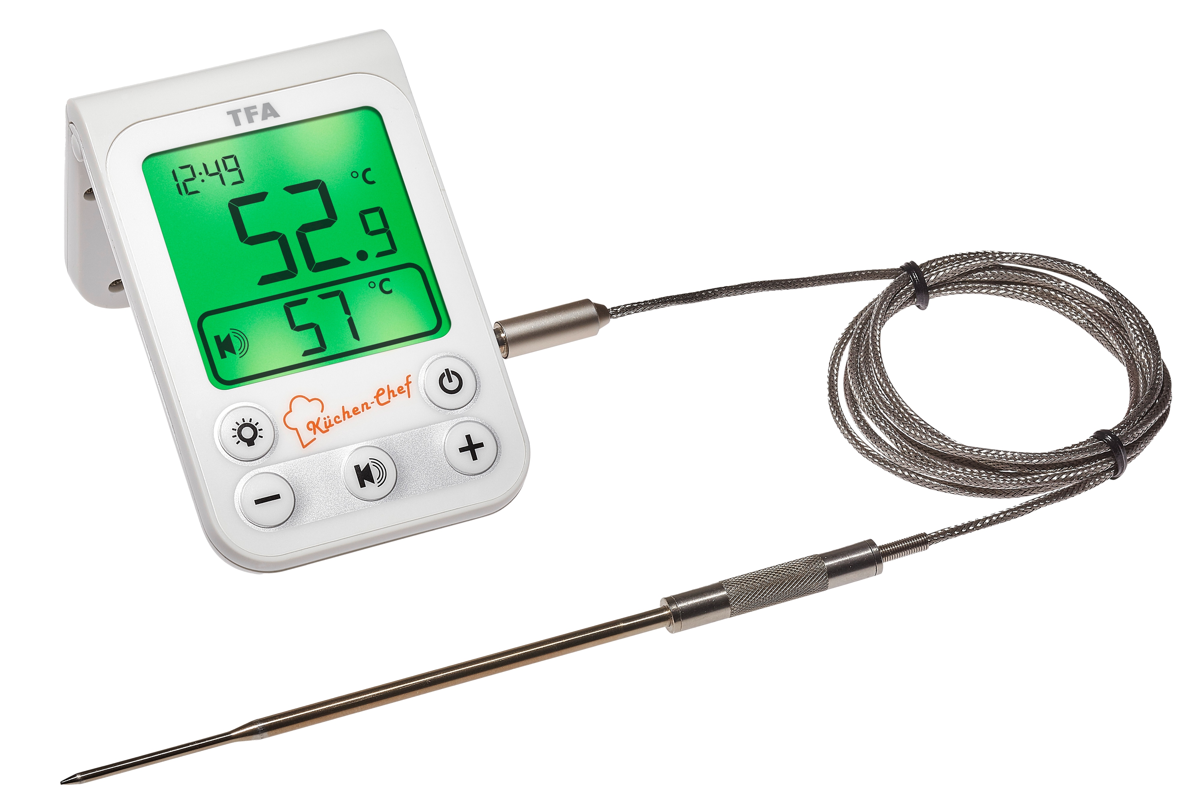 TFA Digitales Grill-Bratenthermometer Küchen-Chef, 14.1510.02 TFA Digitales Grill-Bratenthermometer Küchen-Chef, 14.1510.02