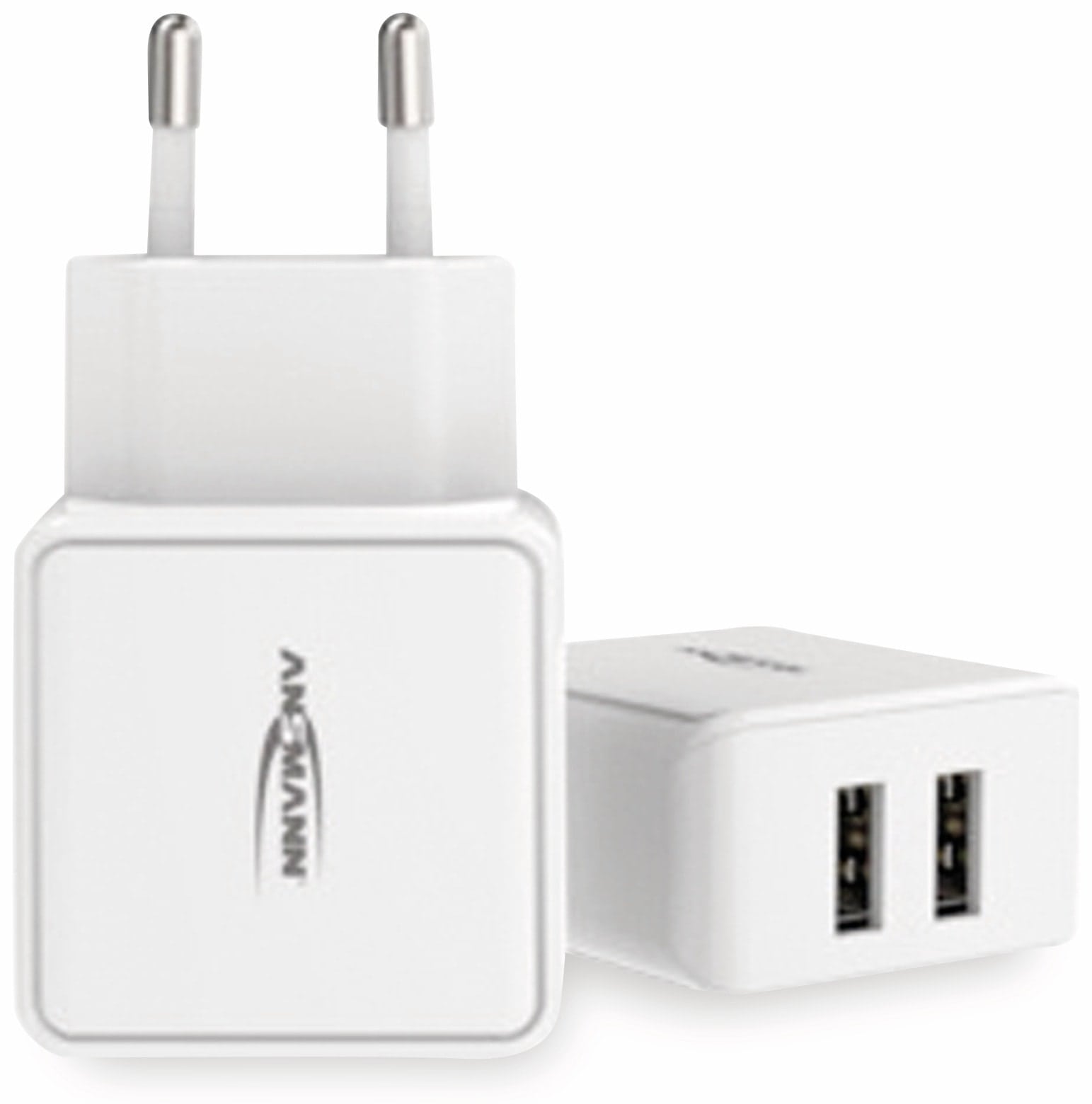 ANSMANN USB-Ladegerät HC212, 5 V, 2,4 A, 2-Port, weiß ANSMANN USB-Ladegerät HC212, 5 V, 2,4 A, 2-Port, weiß