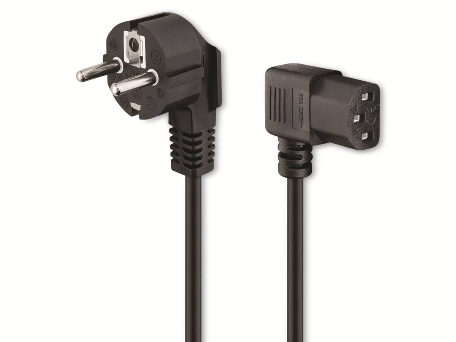 GOOBAY Kaltgerätekabel NK 102 S-150, 1,5 m, schwarz