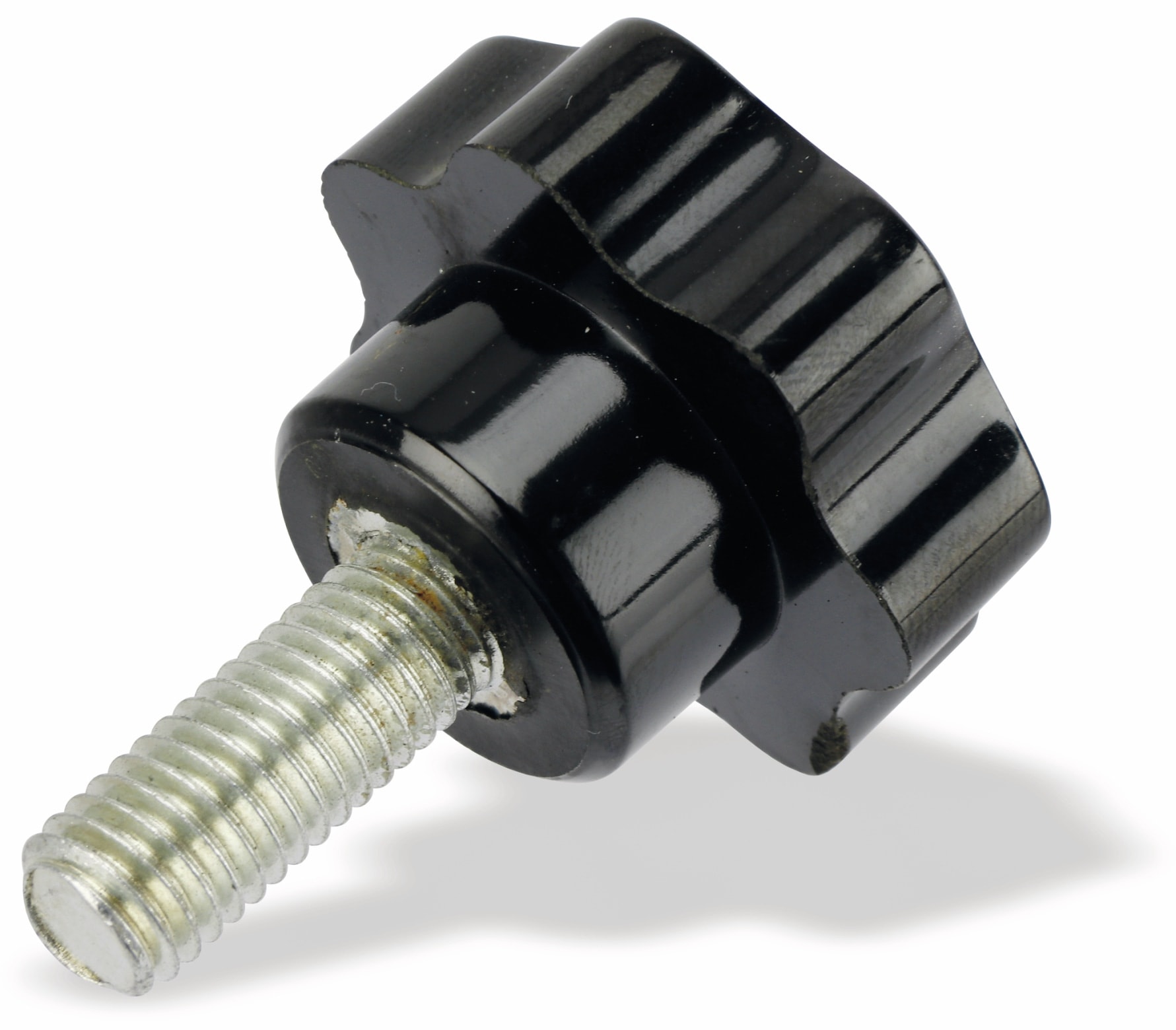 Sterngriffschraube, M10/25 mm, schwarz Sterngriffschraube, M10/25 mm, schwarz