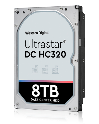 WESTERN DIGITAL Festplatte Ultrastar DC HC320 HUS728T8TL5204, HDD, 8 TB, 8,9 cm (3,5"), 256 MB
