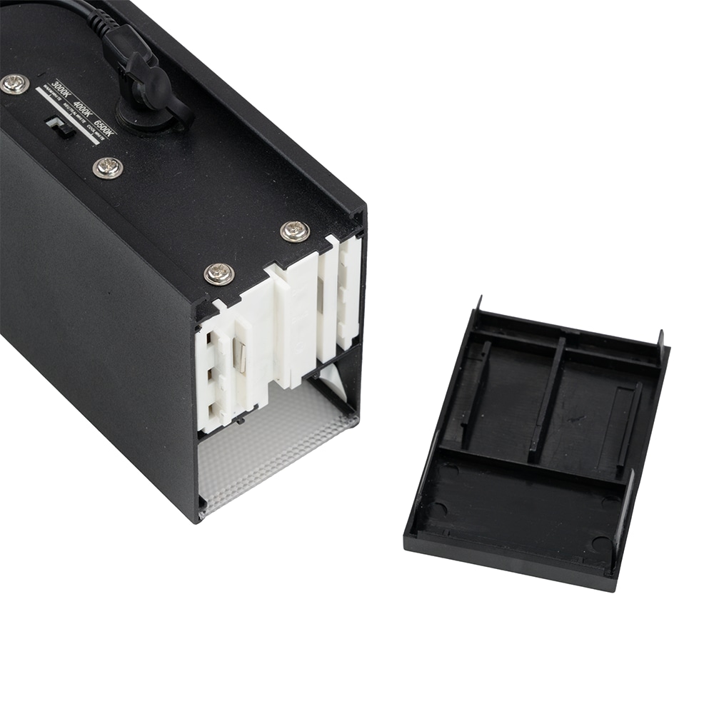 LUXULA LED-Büro-/Tresenleuchte, 30W, 3000/4000/6500K, EEK: E, 3600lm, IP20, schwarz