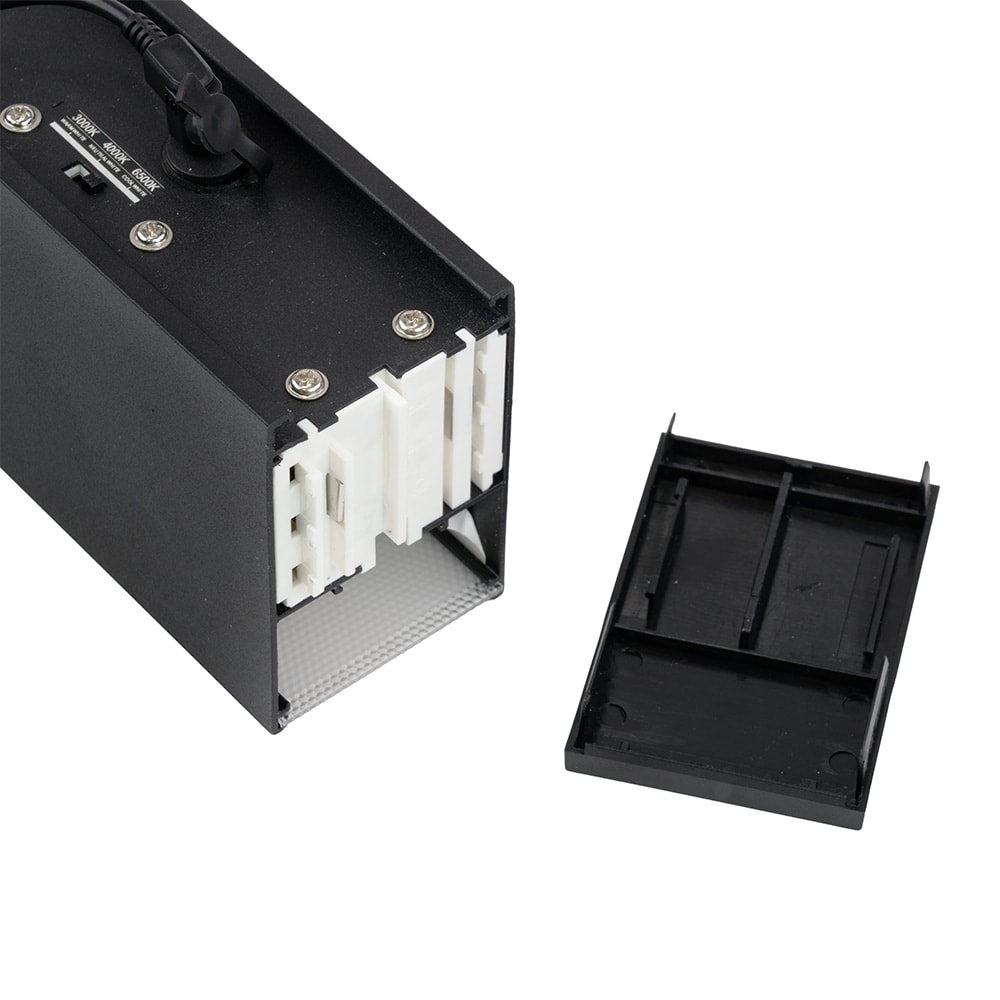 LUXULA LED-Büro-/Tresenleuchte, 30W, 3000/4000/6500K, EEK: E, 3600lm, IP20, schwarz