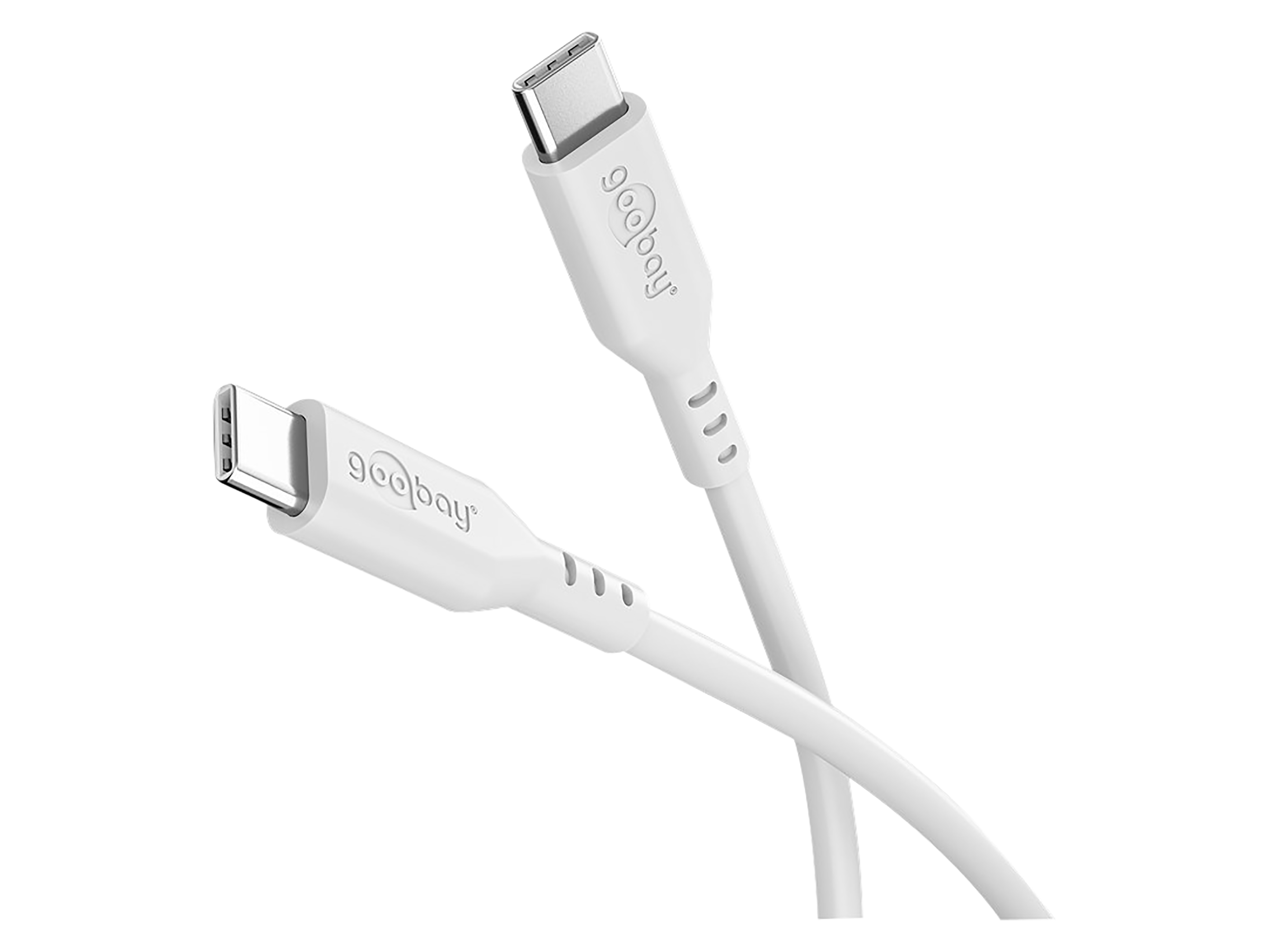 GOOBAY USB-C Kabel 77743 Silikon 1,5m weiß GOOBAY USB-C Kabel 77743 Silikon 1,5m weiß