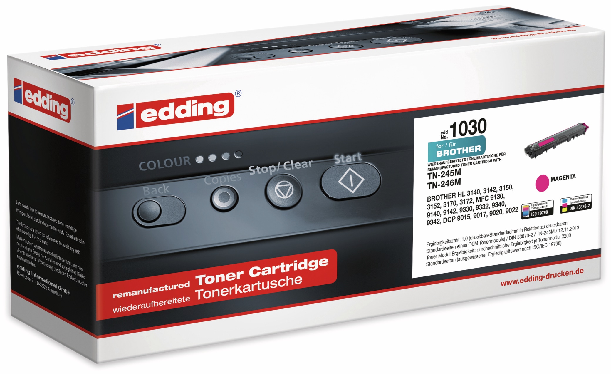 EDDING Toner EDD-1030, Brother TN-245M magenta