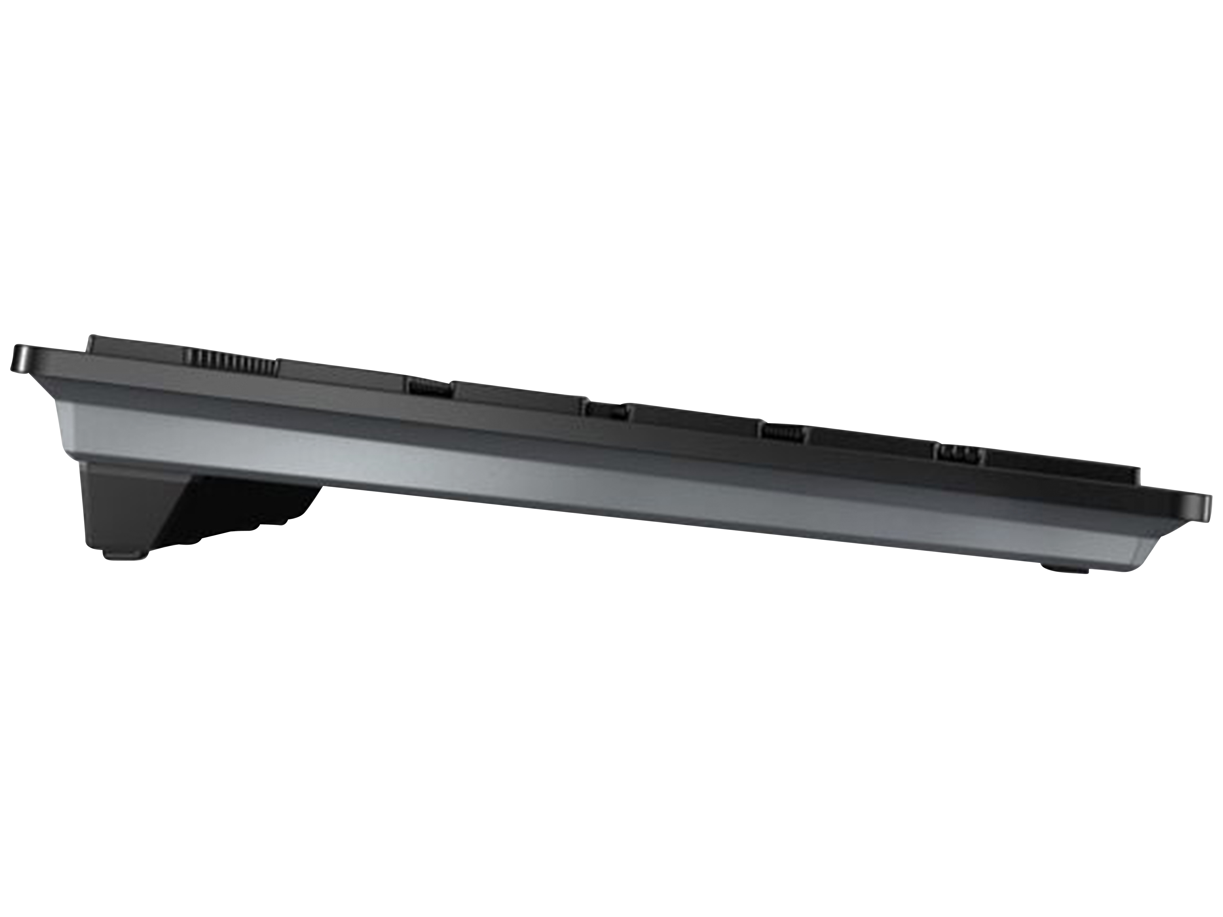 CHERRY Tastatur KW 9100 Slim schwarz/silber
