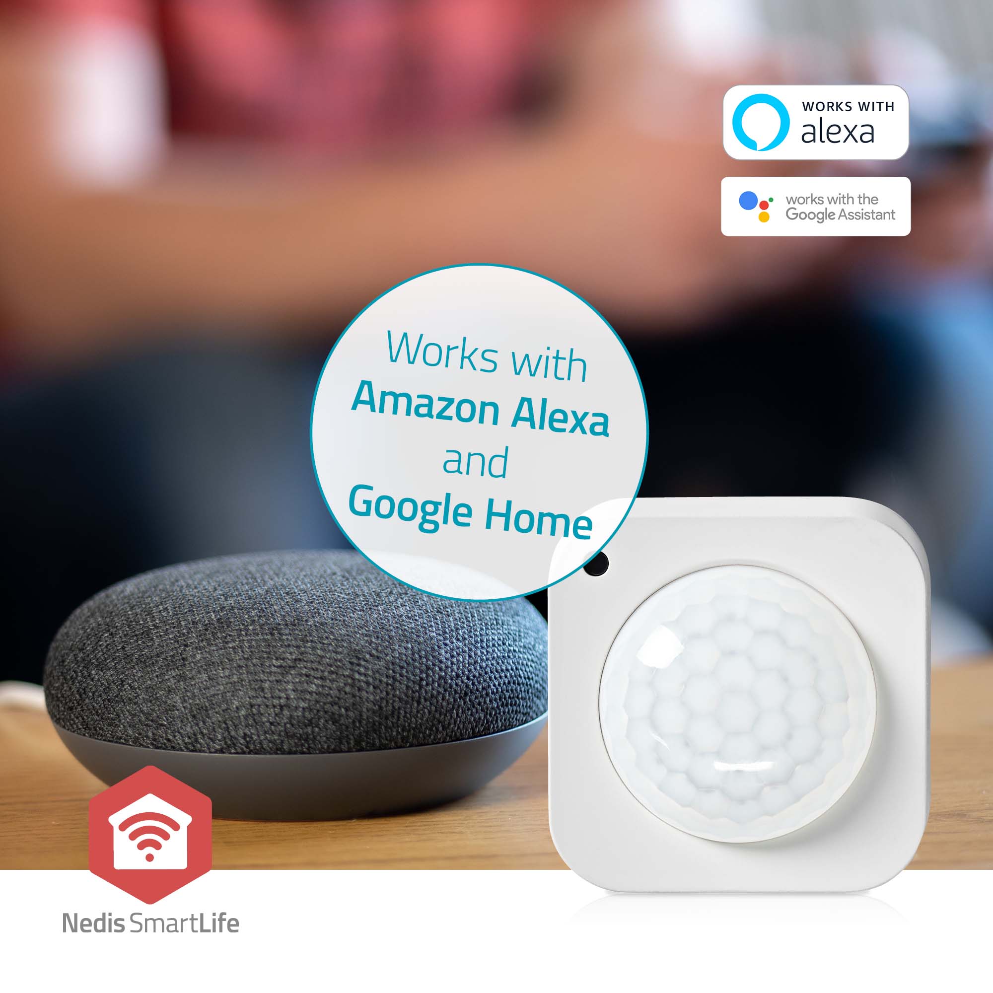 NEDIS Bewegungssensor SmartLife, weiß