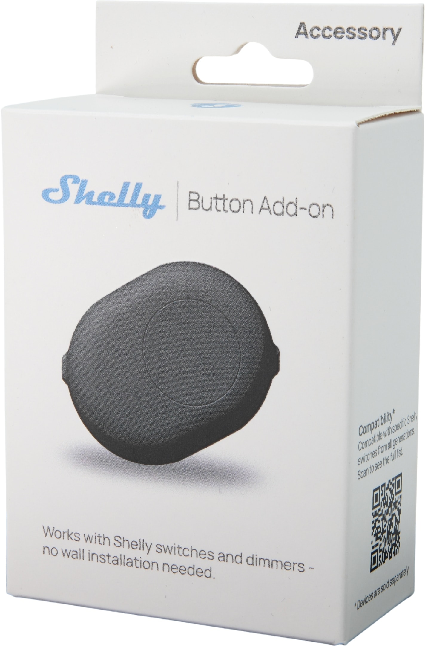 SHELLY Button Add-On, schwarz SHELLY Button Add-On, schwarz
