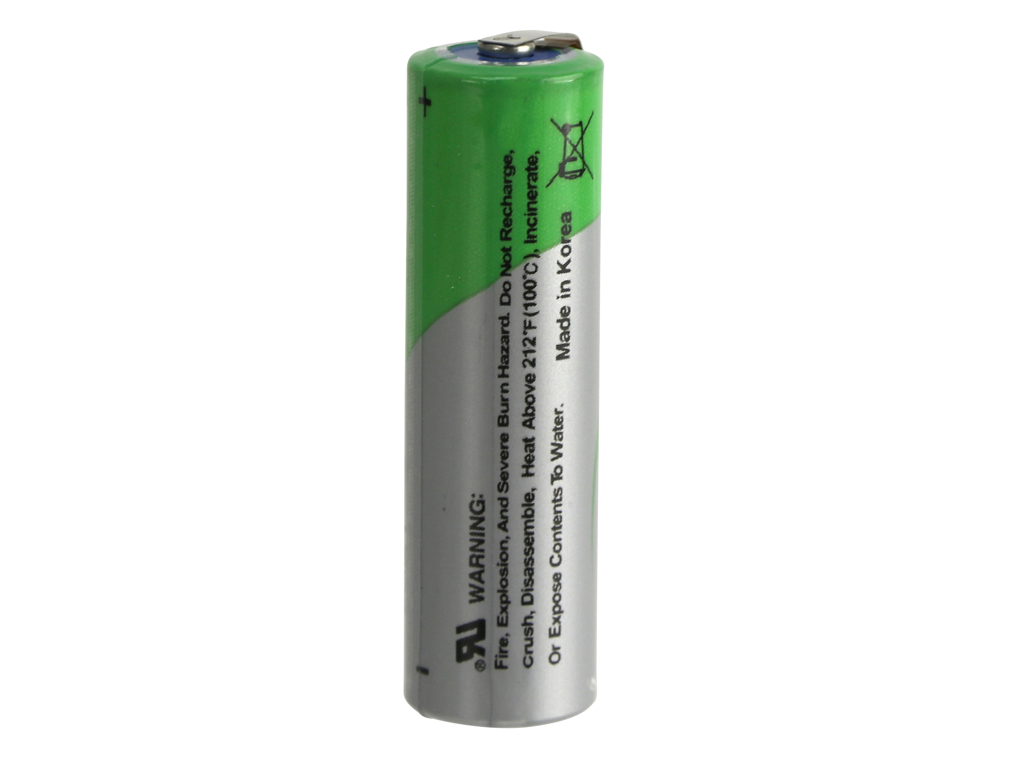 XENO, Lithium-Batterie, XL-060F, 3,6 V, 2,4 Ah, Anschlußlötfahnen, 10 Stück
