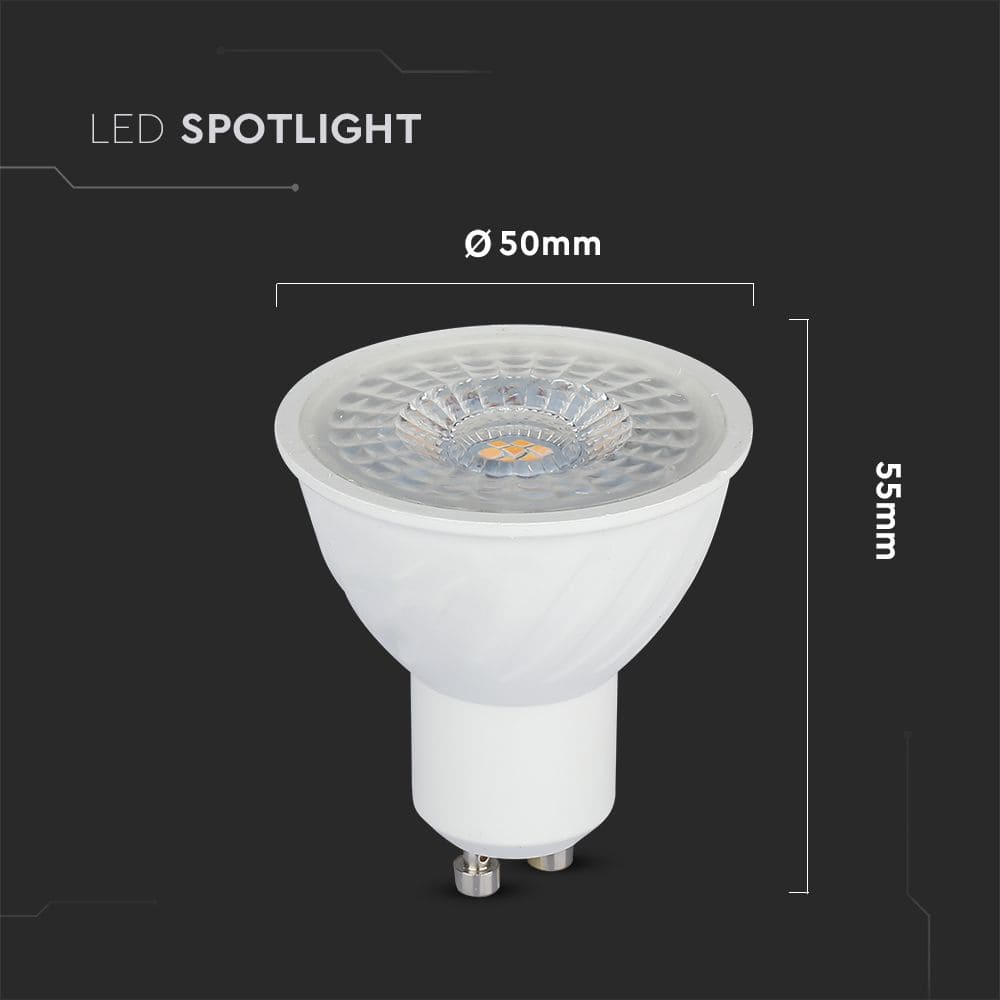 V-TAC LED-Lampe VT-21192, EEK: F, 6W, 445lm, 3000k, GU10, 110° V-TAC LED-Lampe VT-21192, EEK: F, 6W, 445lm, 3000k, GU10, 110°