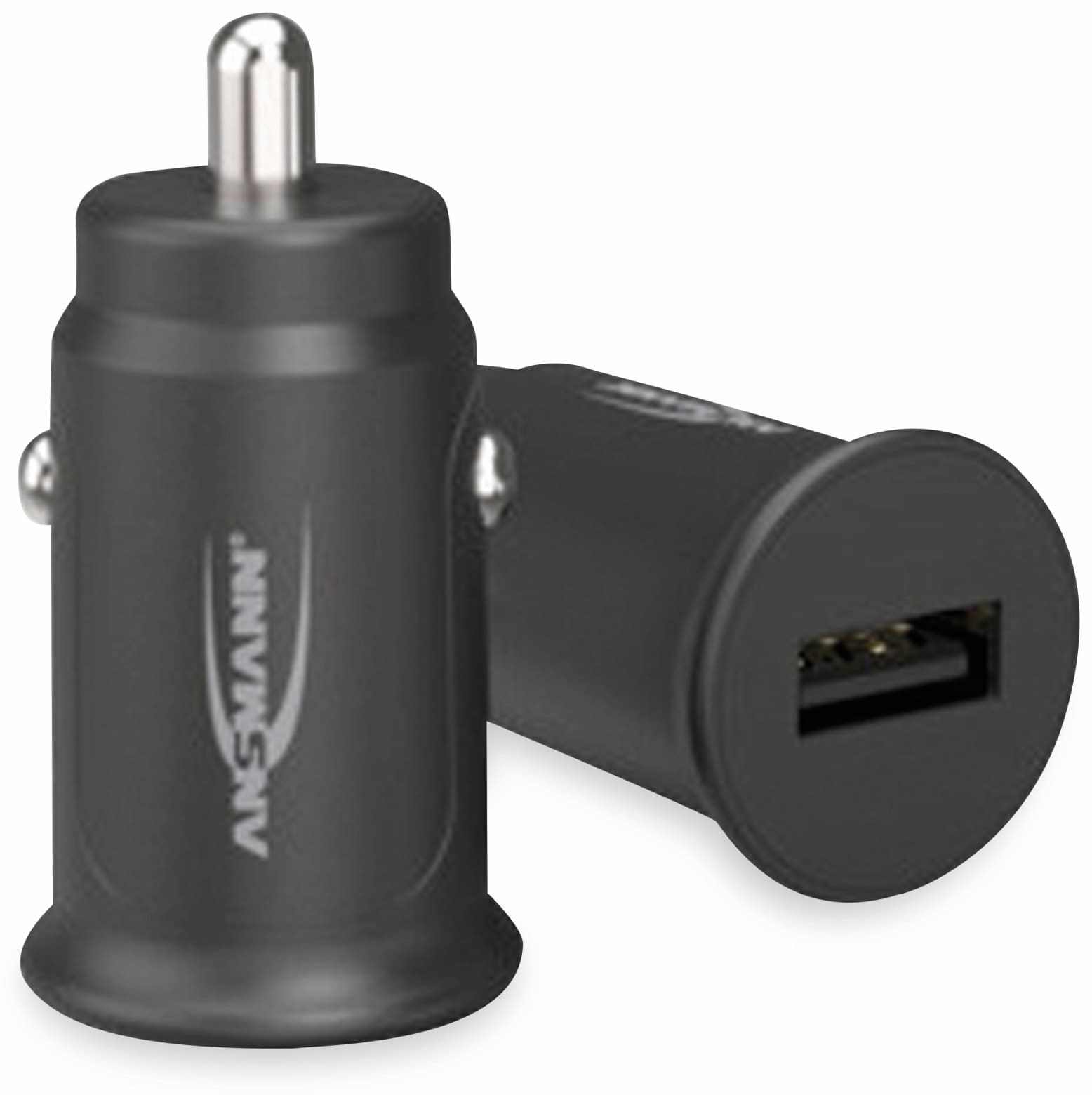 ANSMANN USB-Ladegerät KFZ CC105, 12 W, 5 V-, 1 A, schwarz