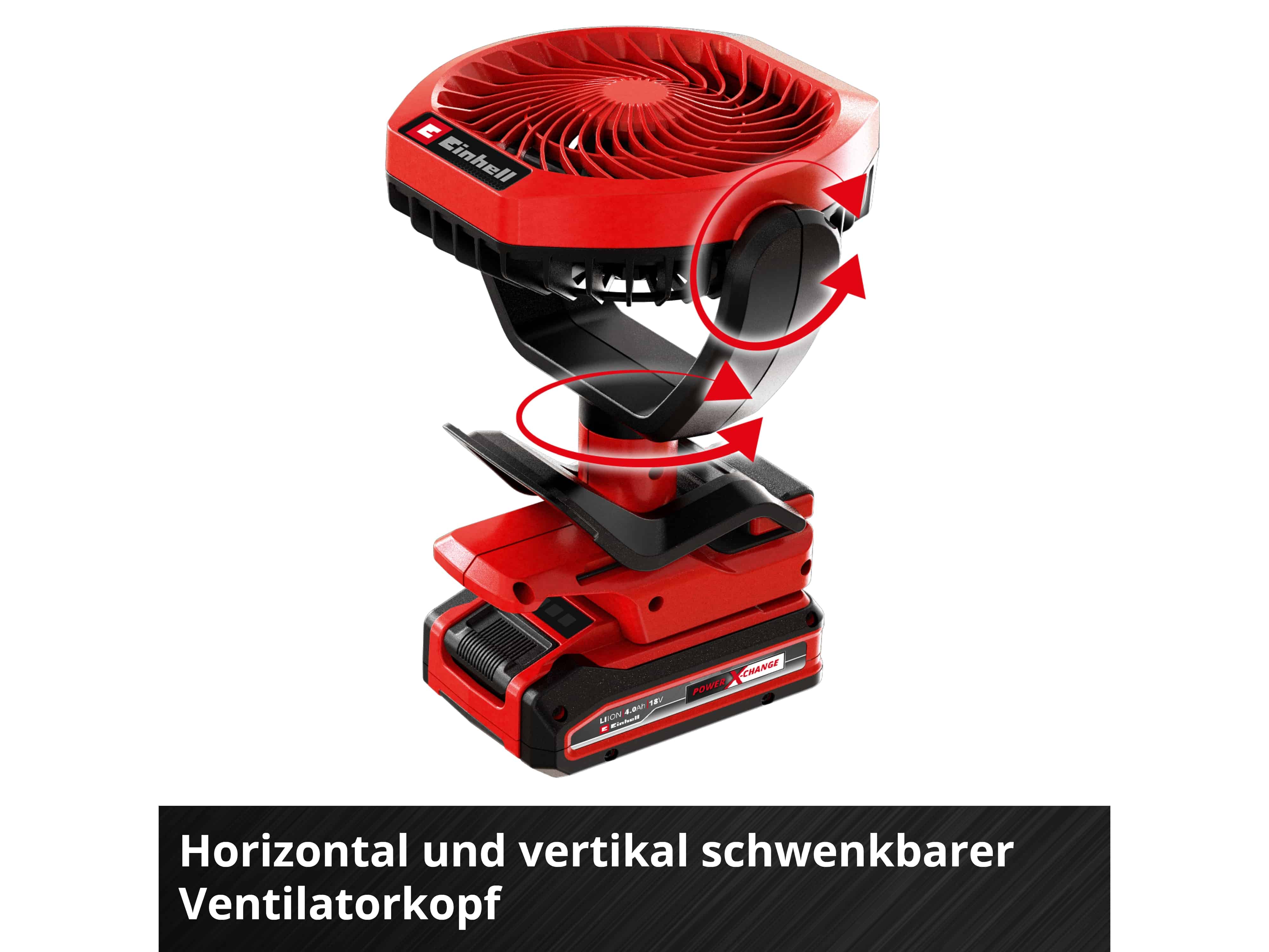 EINHELL Akku-Ventilator GC-CF 18/110 Li, 3408061, Solo