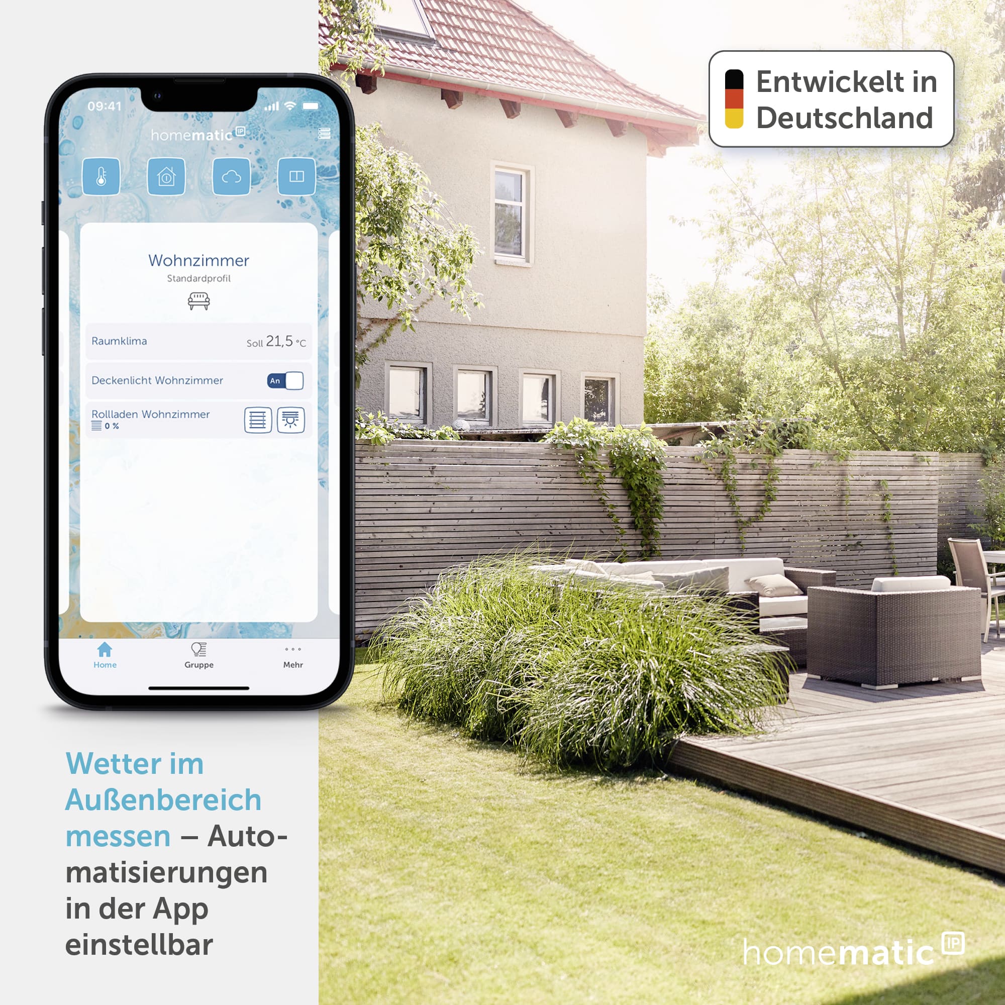 HOMEMATIC IP Smart Home 152057A0, Wettersensor Plus