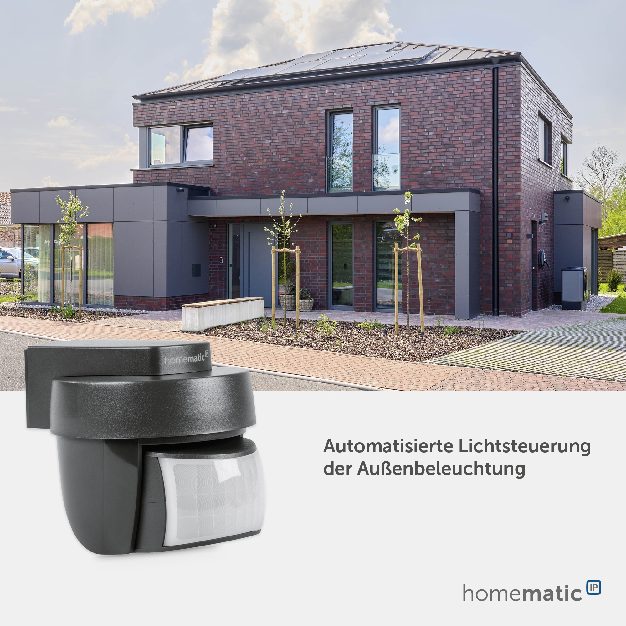 HOMEMATIC IP 156227A0, Bewegungsmelder, außen, anthrazit