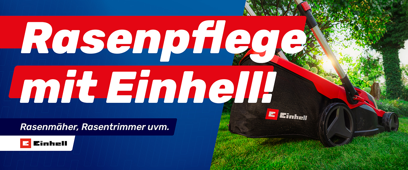 Rasenpflege mit Einhell