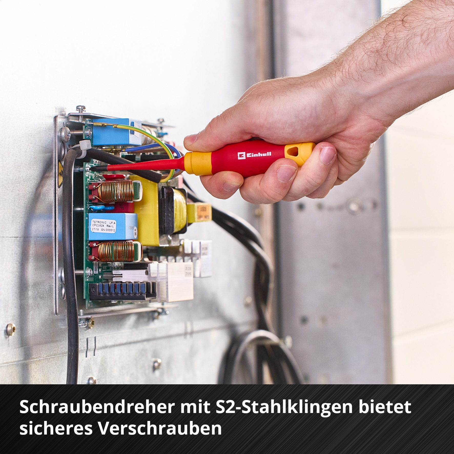 EINHELL Werkzeugkoffer VDE-Elektriker-Werkzeuge, 370516, E-Case, 24-teilig