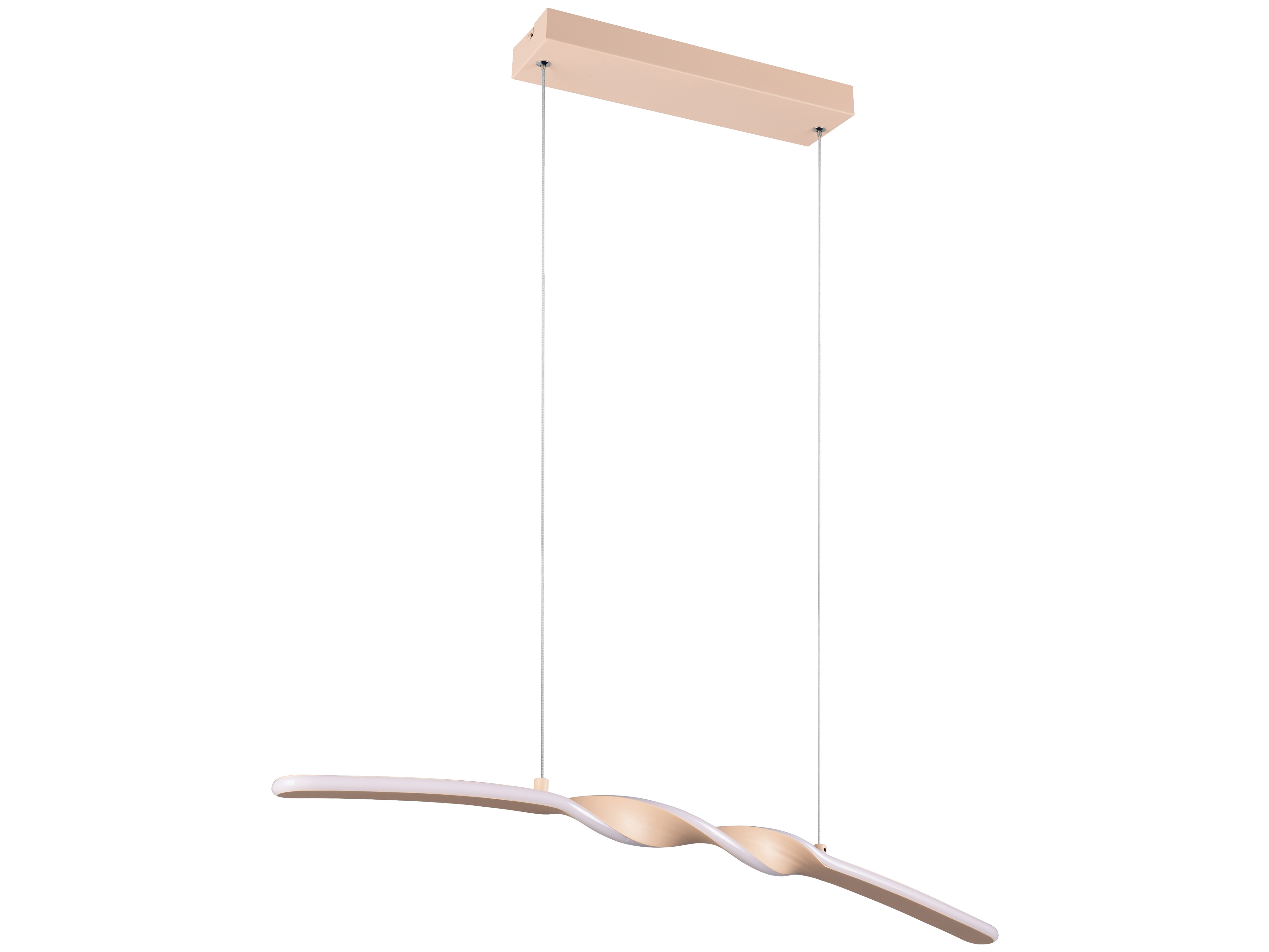 REALITY LED-Pendelleuchte Ginko R35791166, 18W, 1980lm, 3000K, warmweiß, IP20, sand