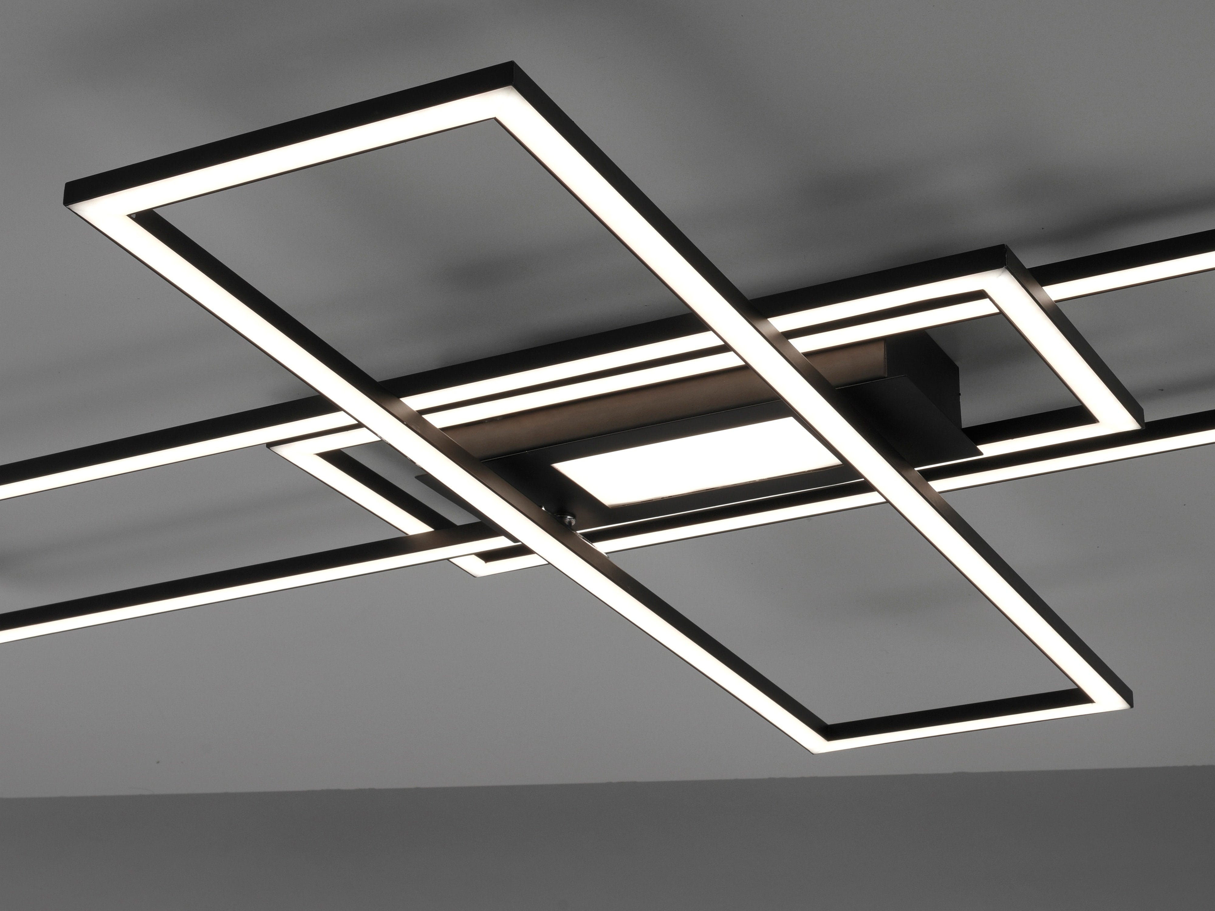 JUST LIGHT LED-Deckenleuchte 14693-18, 45W, 5500lm, schwarz JUST LIGHT LED-Deckenleuchte 14693-18, 45W, 5500lm, schwarz