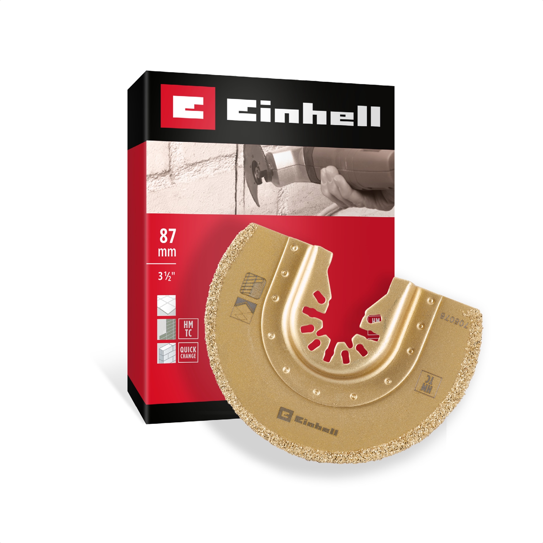 EINHELL Hartmetall-Sägeblatt, 708078, halbrund, 87 mm EINHELL Hartmetall-Sägeblatt, 708078, halbrund, 87 mm