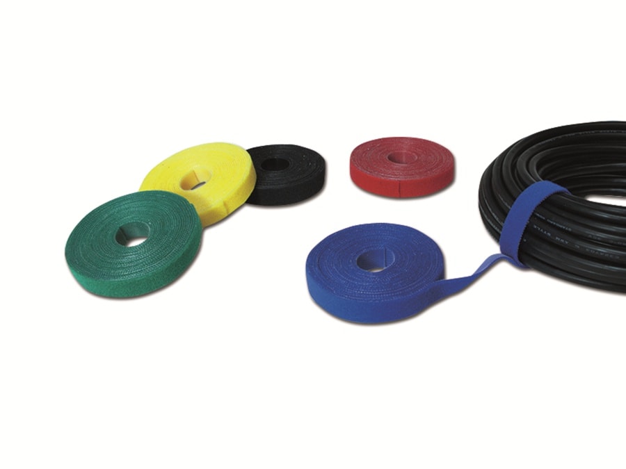 LOGILINK Klett-Kabelbinder KAB0054, 4000x16mm, grün