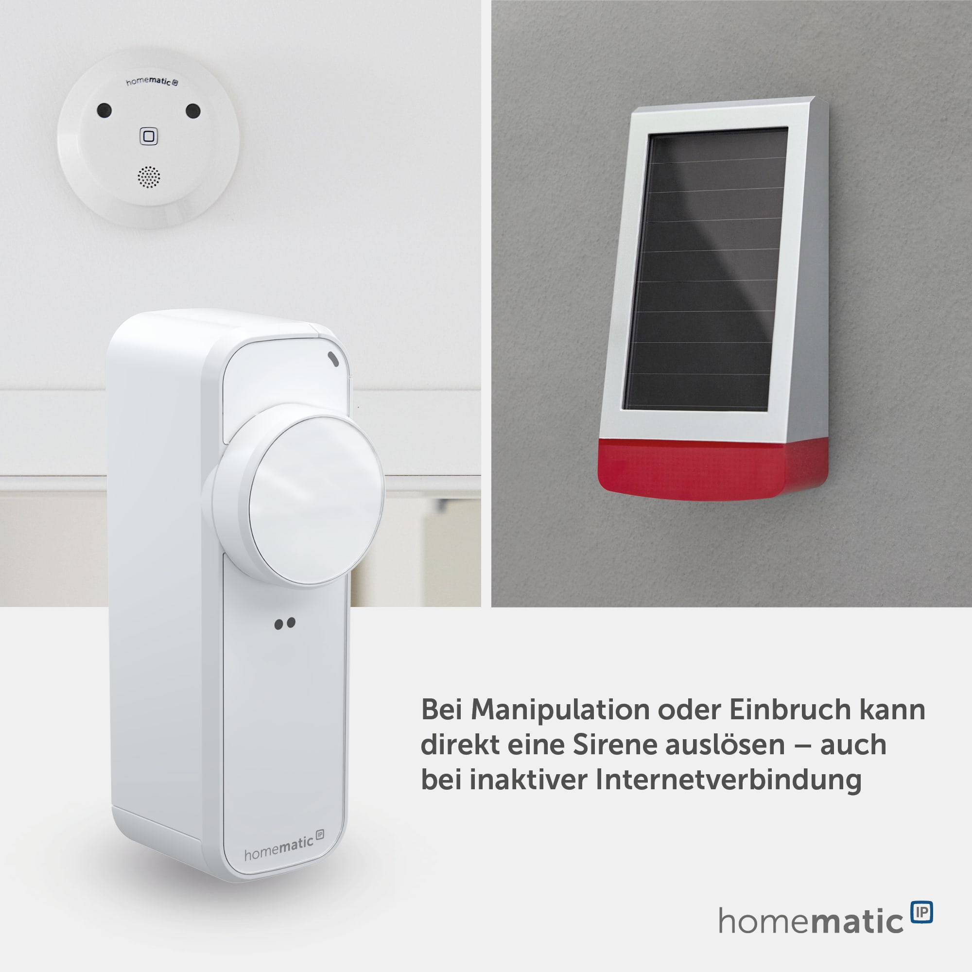 HOMEMATIC IP 161671A0, Türschlossantrieb pro, weiß