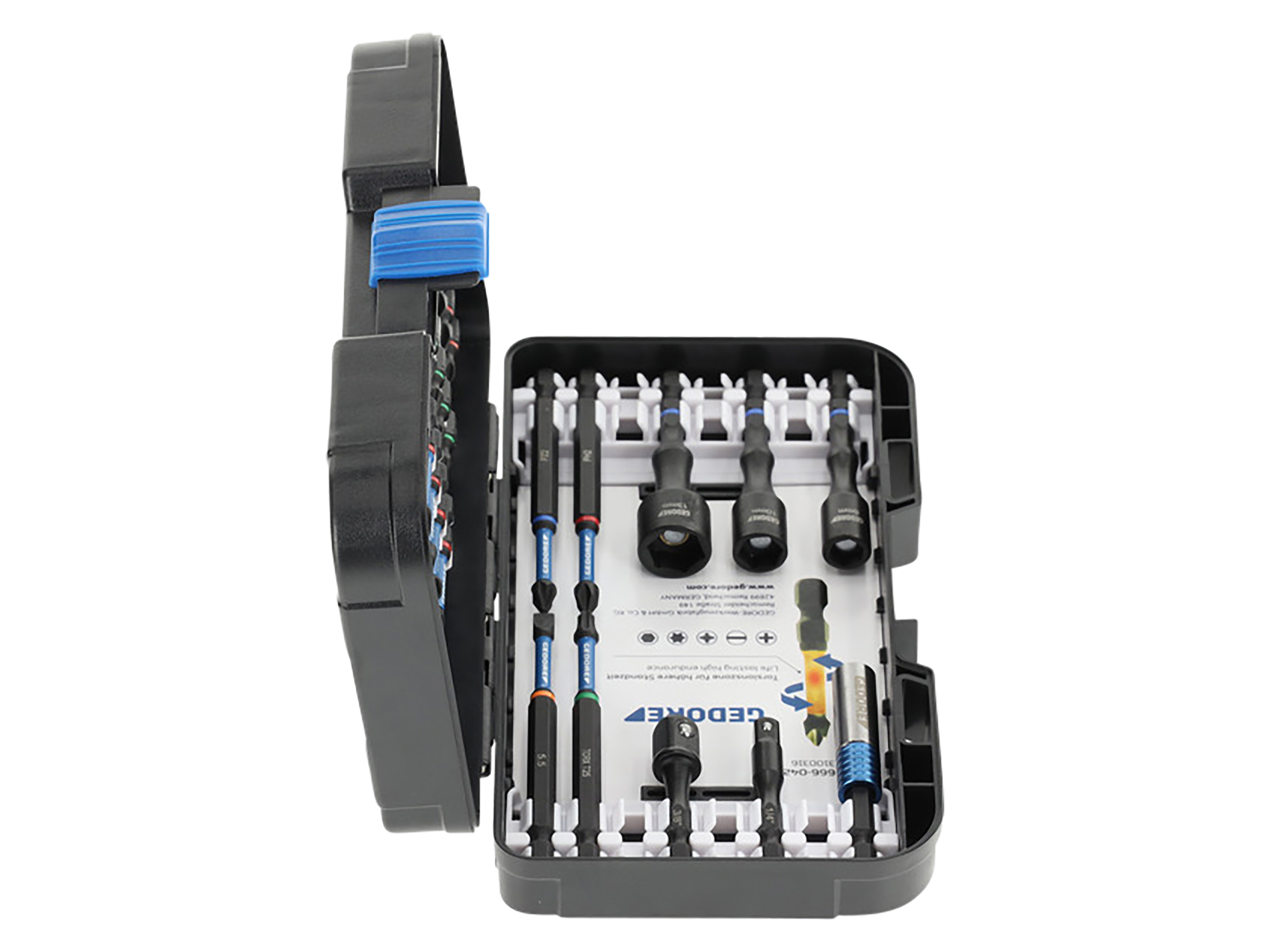 GEDORE BLAU Torsions-Bit-Set, 666-0,42, 42-teilig