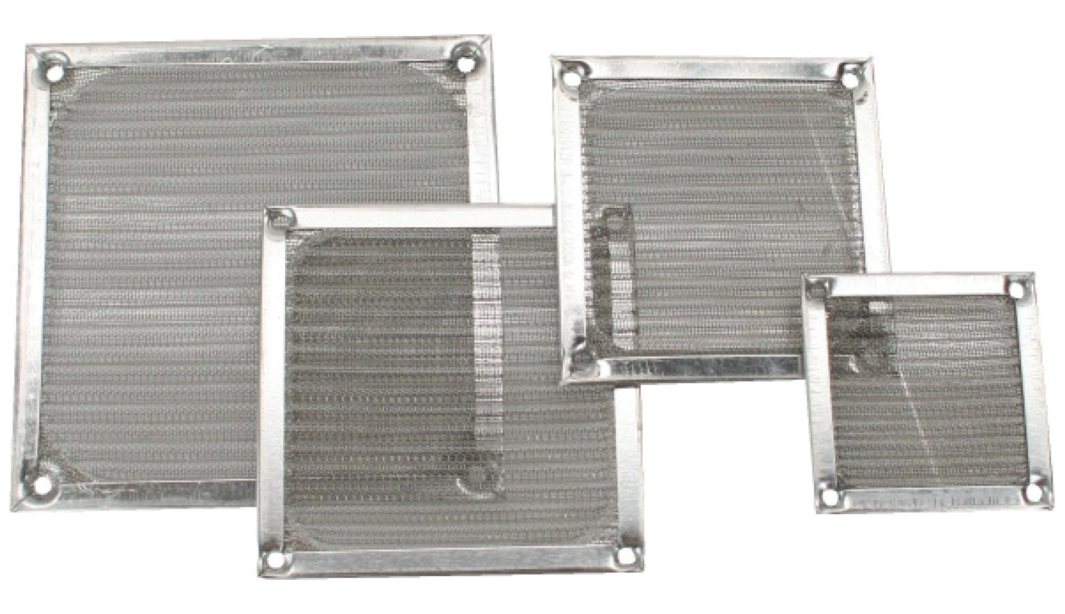INLINE Lüftergitter Aluminium Filter, 120x120 mm, schwarz INLINE Lüftergitter Aluminium Filter, 120x120 mm, schwarz